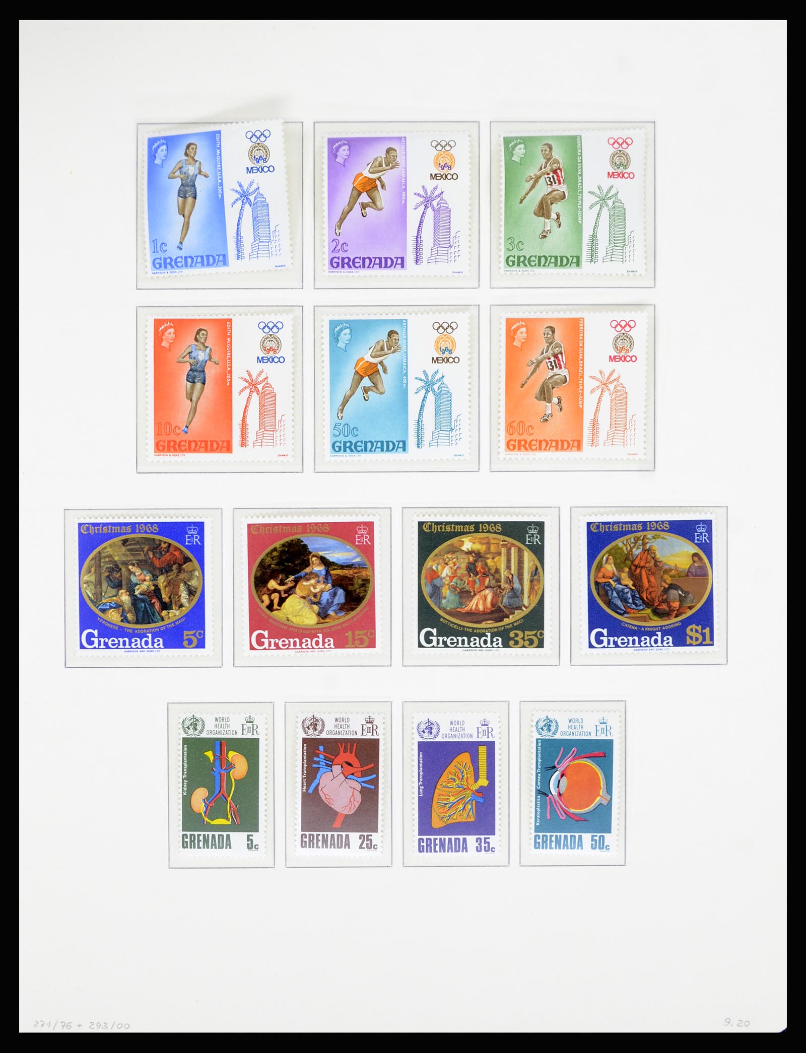 36979 024 - Postzegelverzameling 36979 Grenada 1861-1986.