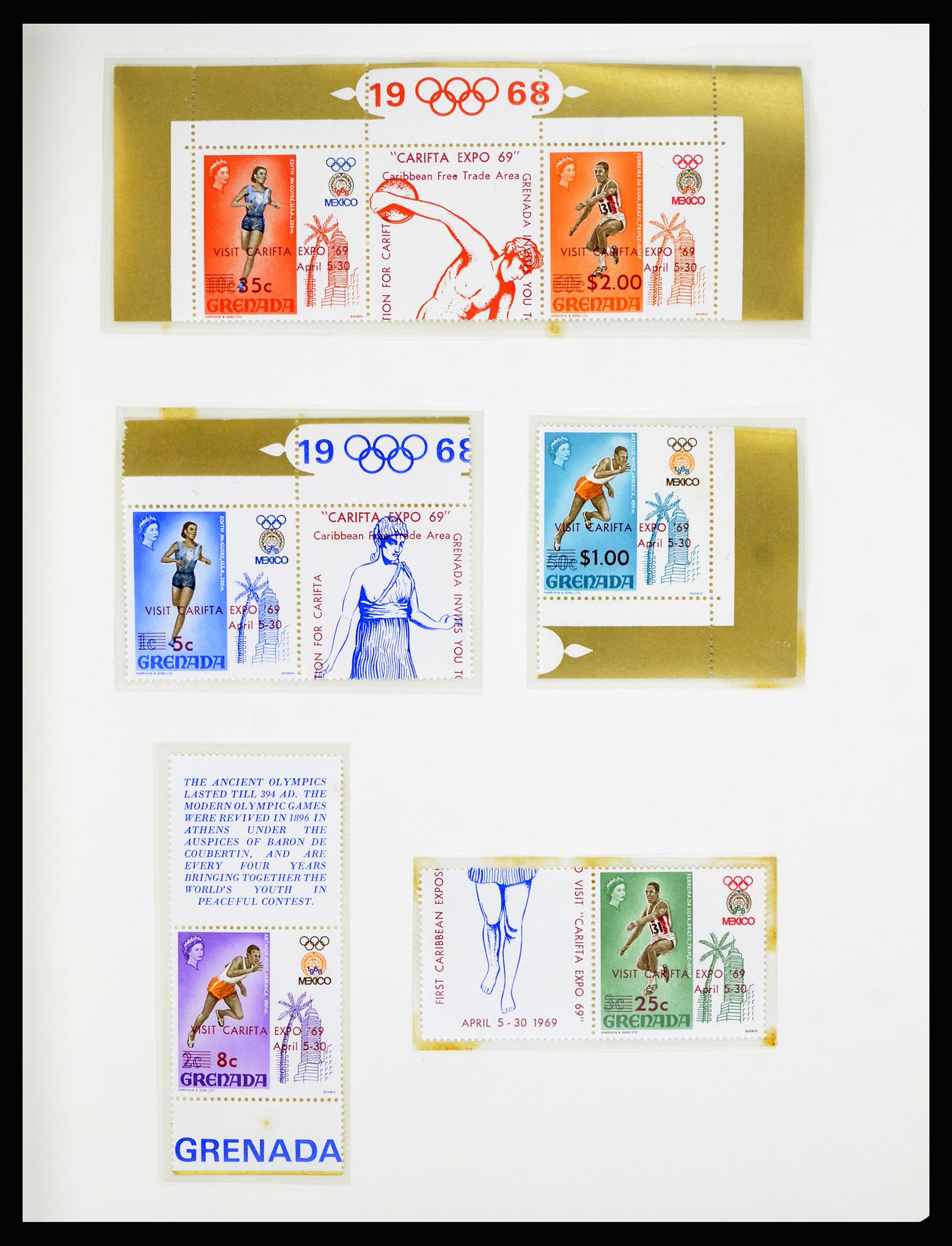 36979 026 - Postzegelverzameling 36979 Grenada 1861-1986.