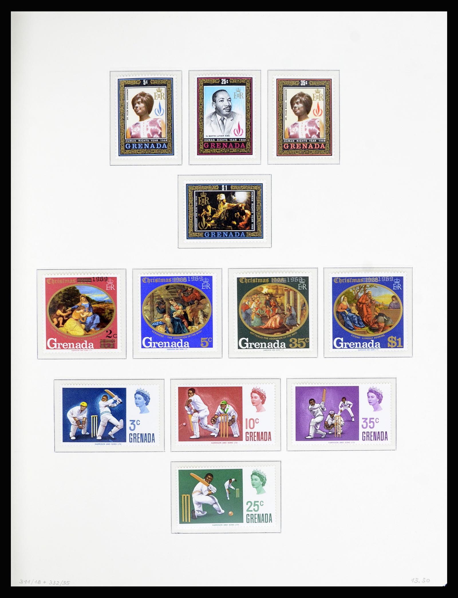 36979 027 - Postzegelverzameling 36979 Grenada 1861-1986.