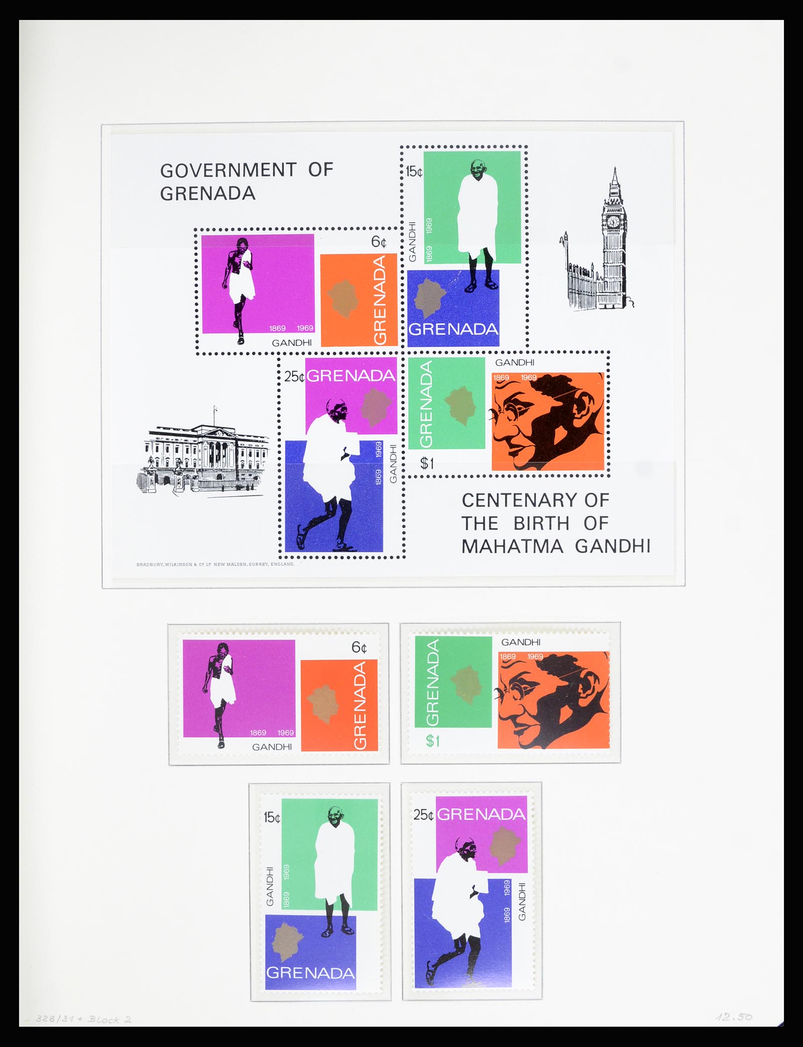 36979 029 - Postzegelverzameling 36979 Grenada 1861-1986.