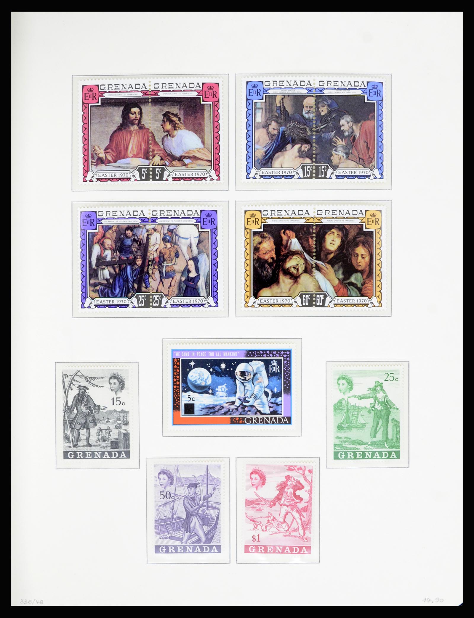 36979 030 - Postzegelverzameling 36979 Grenada 1861-1986.