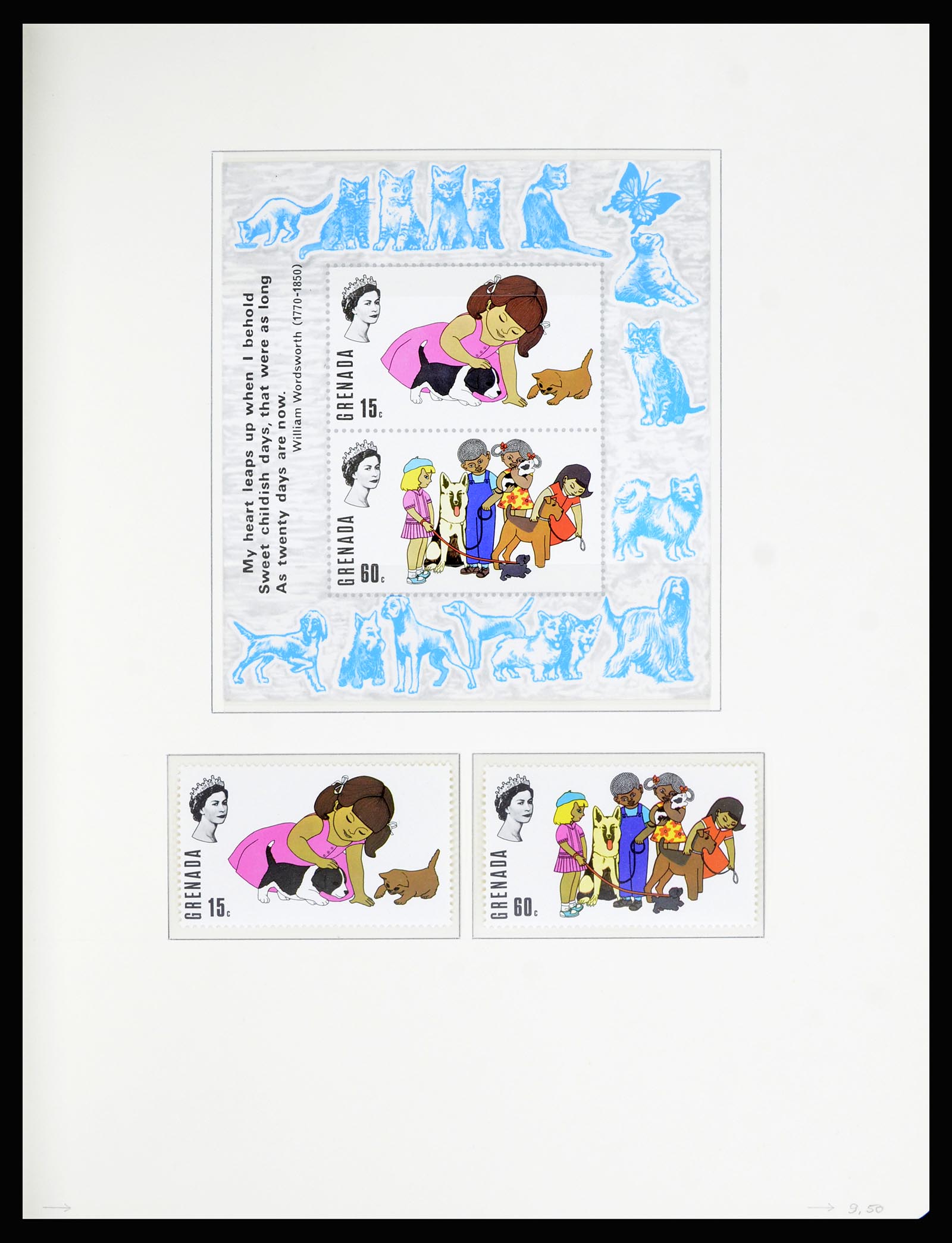 36979 033 - Postzegelverzameling 36979 Grenada 1861-1986.