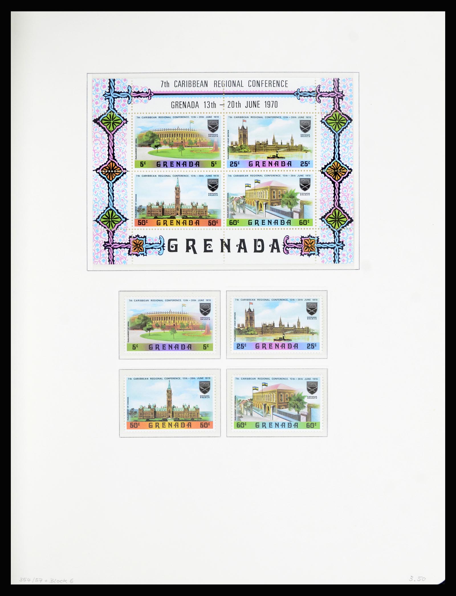 36979 034 - Postzegelverzameling 36979 Grenada 1861-1986.