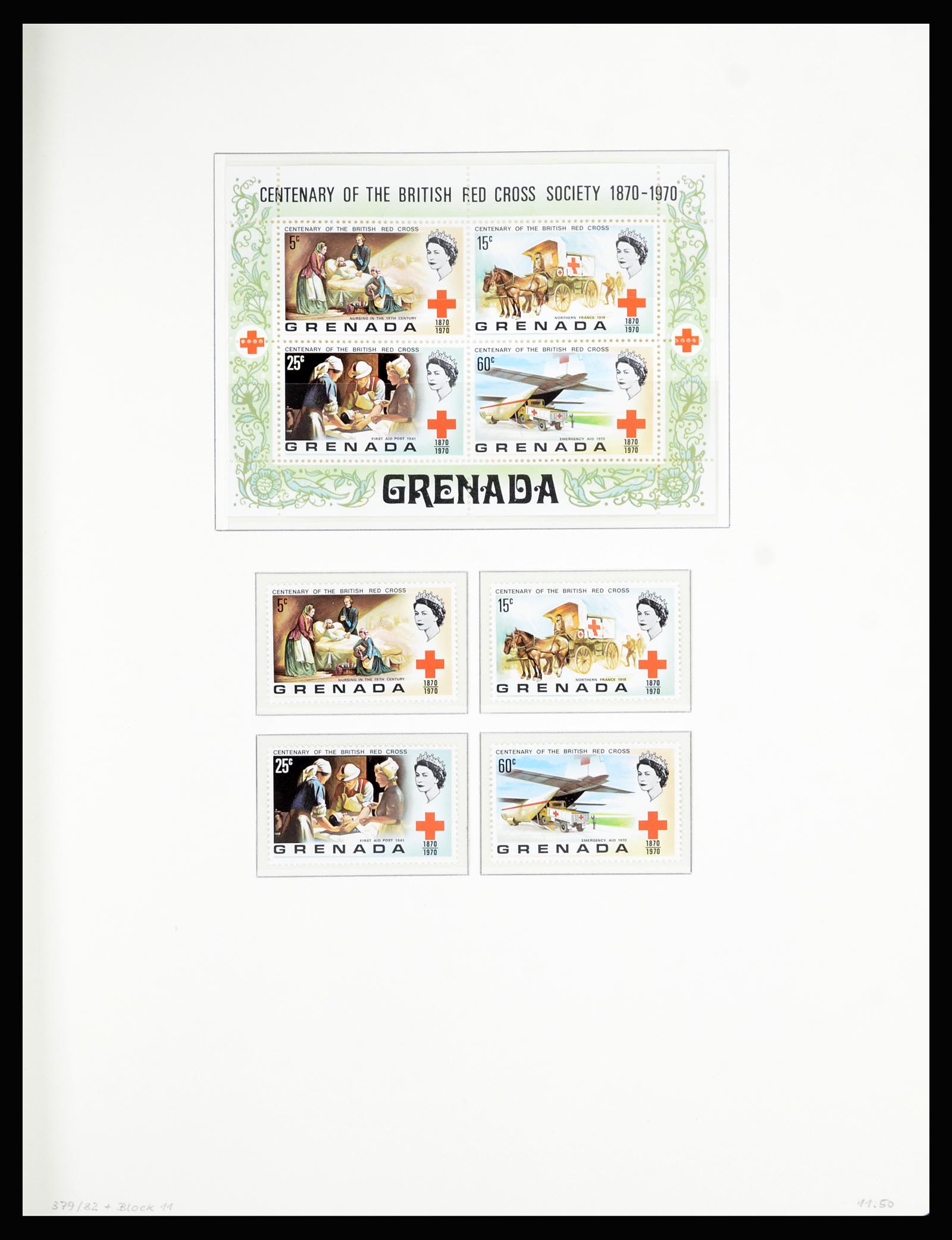 36979 039 - Postzegelverzameling 36979 Grenada 1861-1986.