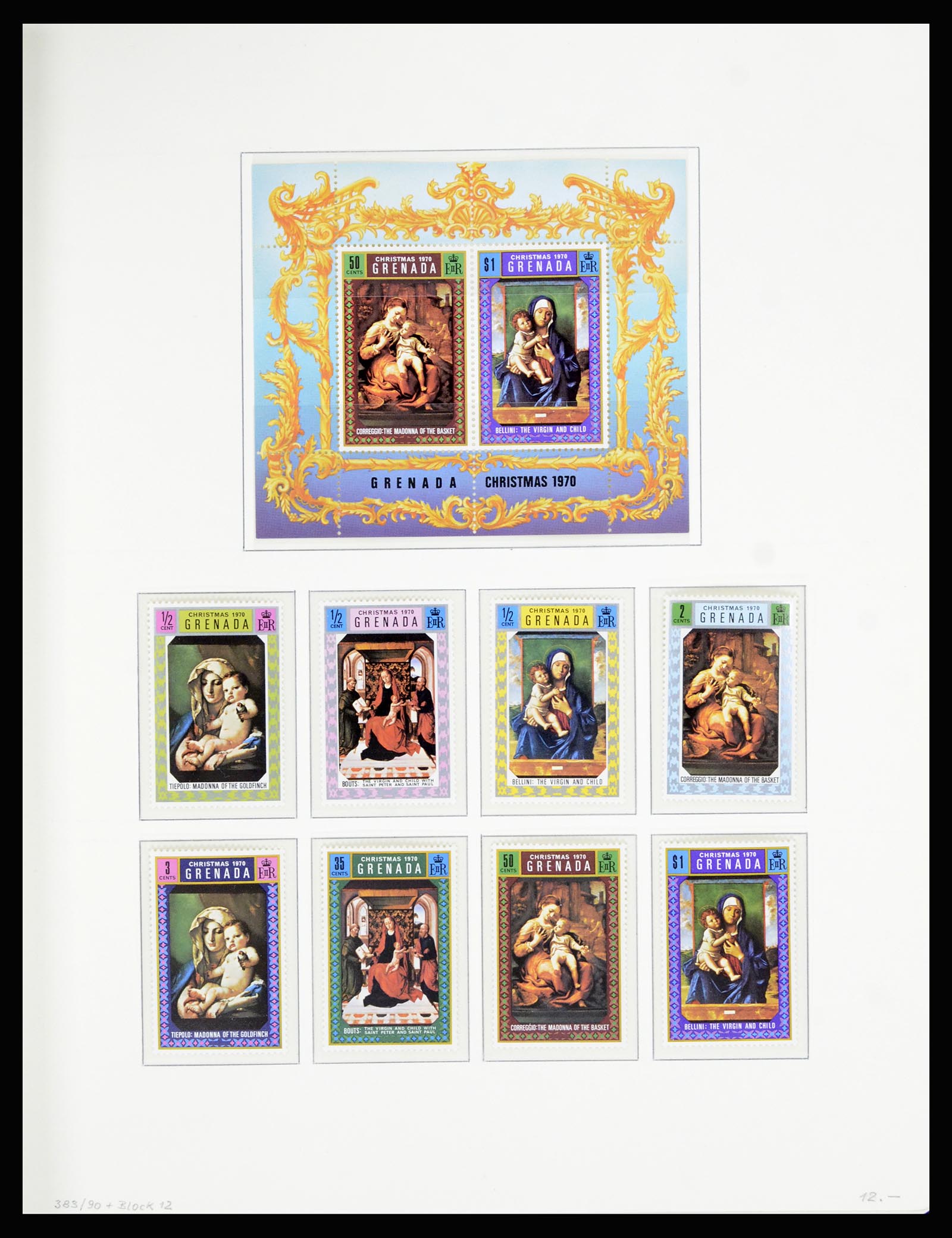36979 040 - Postzegelverzameling 36979 Grenada 1861-1986.
