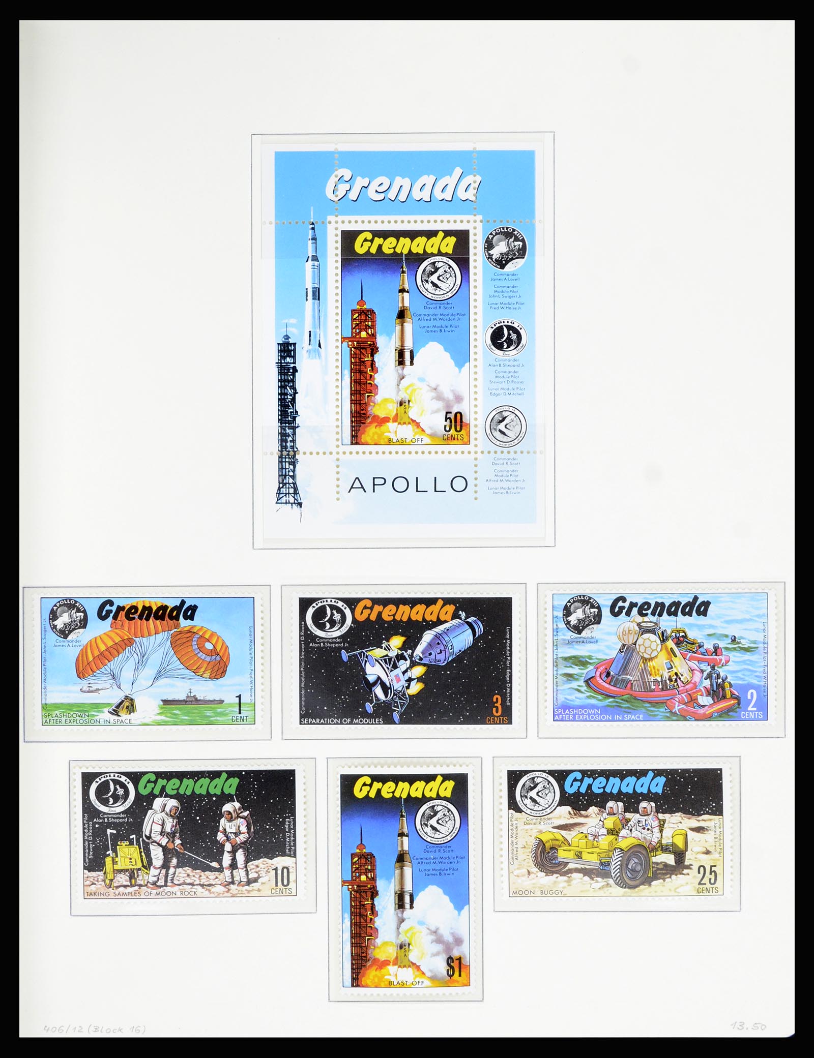 36979 044 - Postzegelverzameling 36979 Grenada 1861-1986.