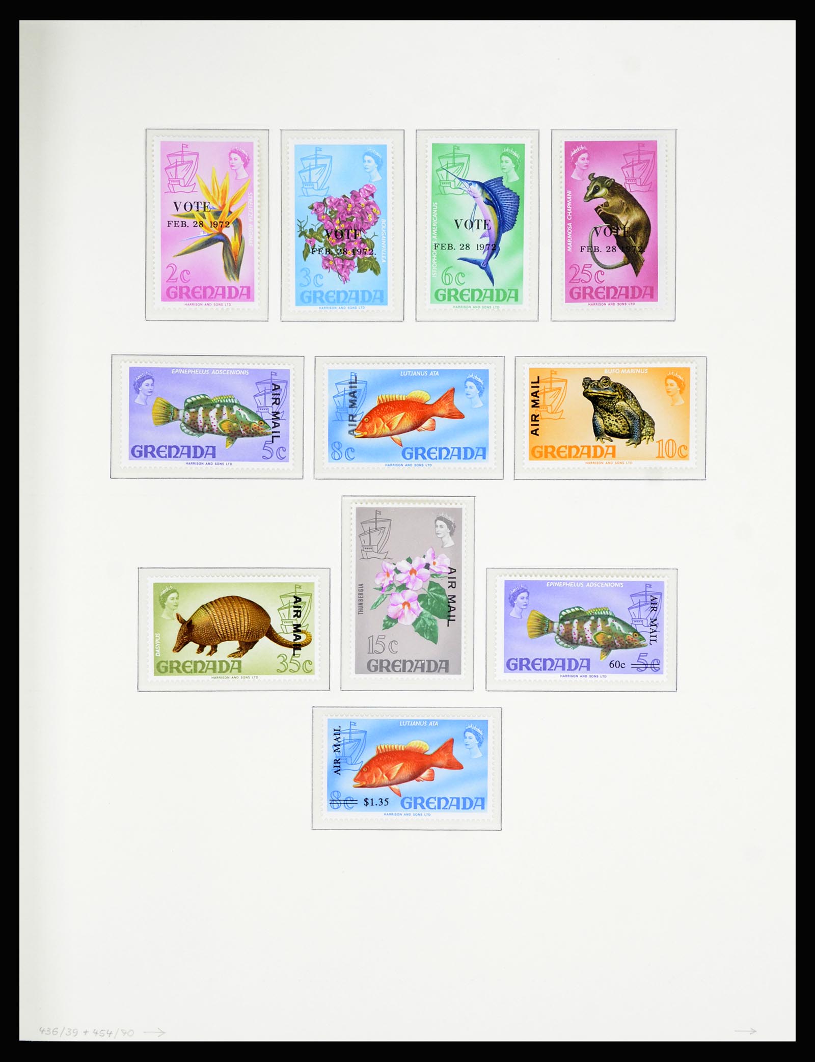 36979 050 - Postzegelverzameling 36979 Grenada 1861-1986.
