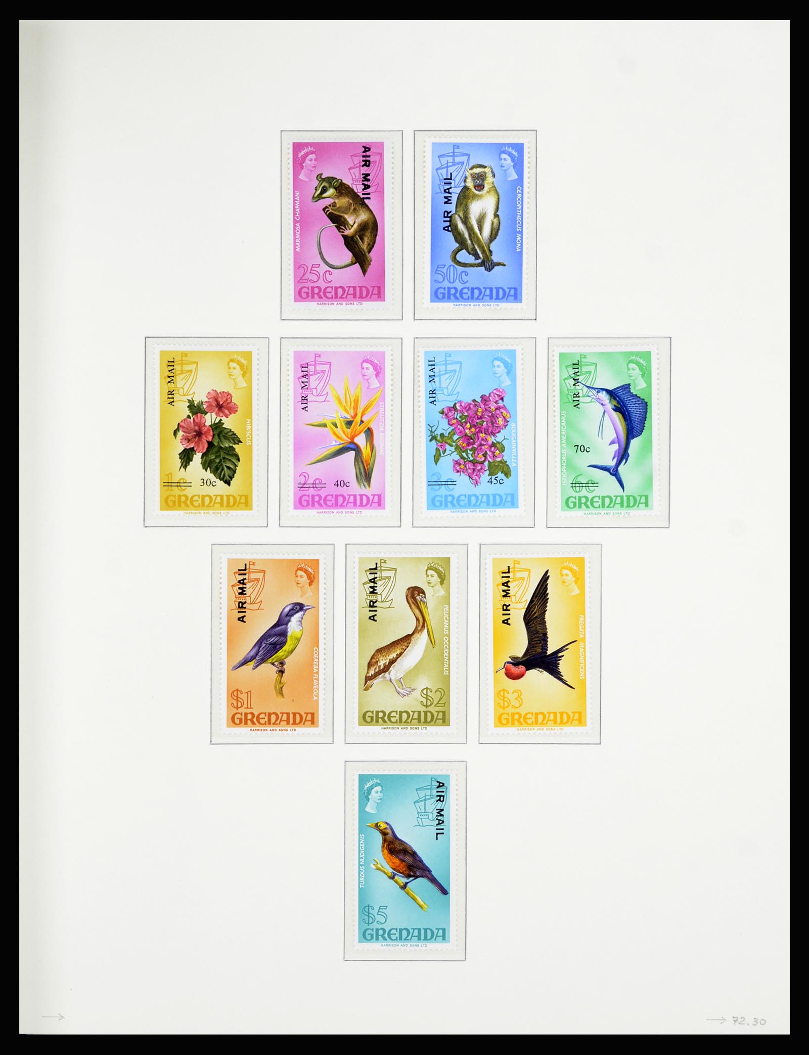 36979 051 - Postzegelverzameling 36979 Grenada 1861-1986.