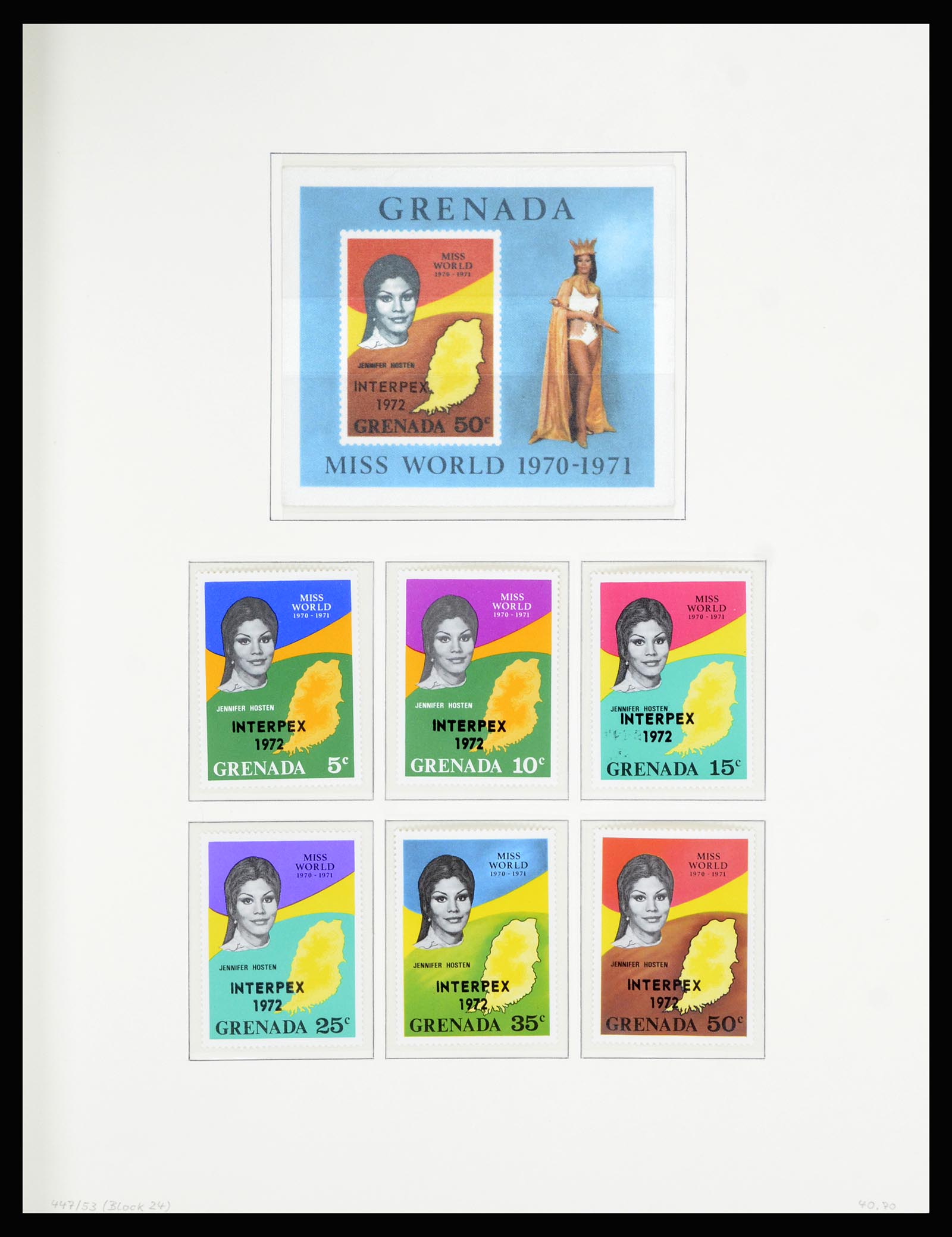 36979 053 - Postzegelverzameling 36979 Grenada 1861-1986.