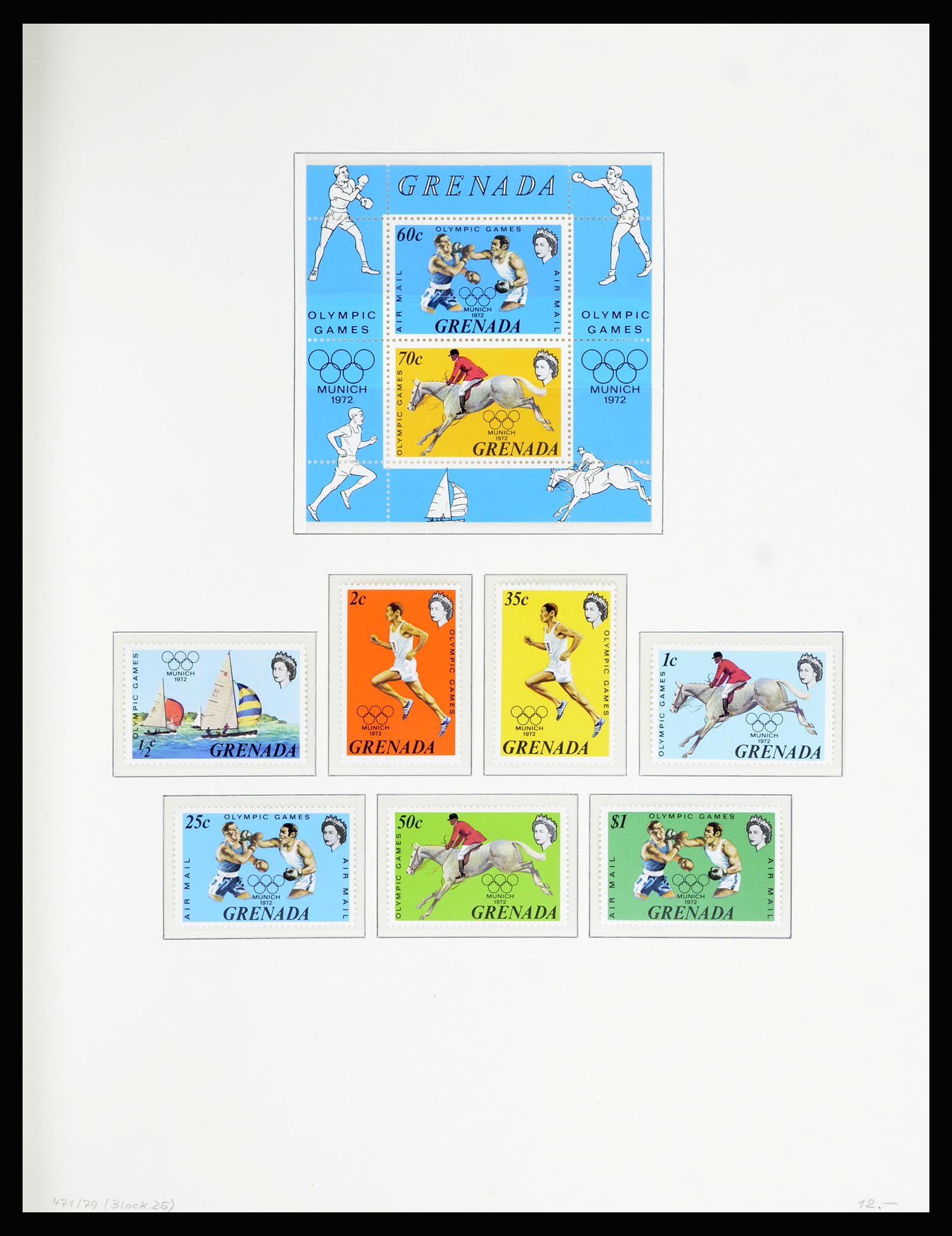 36979 054 - Postzegelverzameling 36979 Grenada 1861-1986.