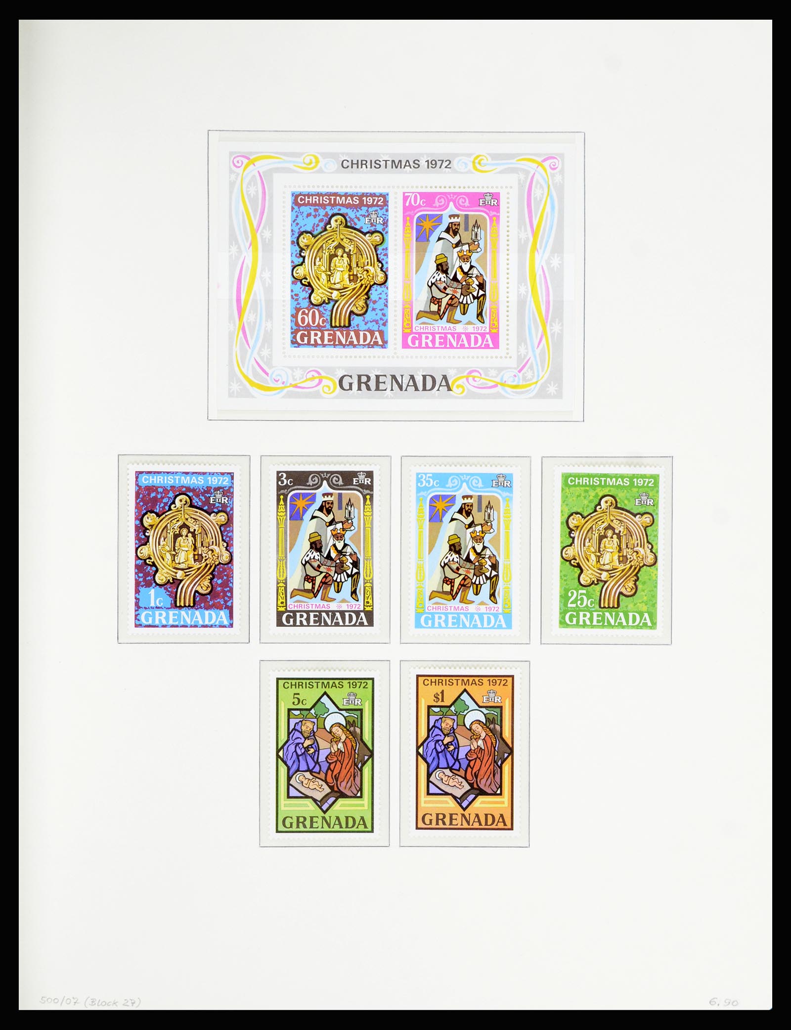 36979 057 - Postzegelverzameling 36979 Grenada 1861-1986.