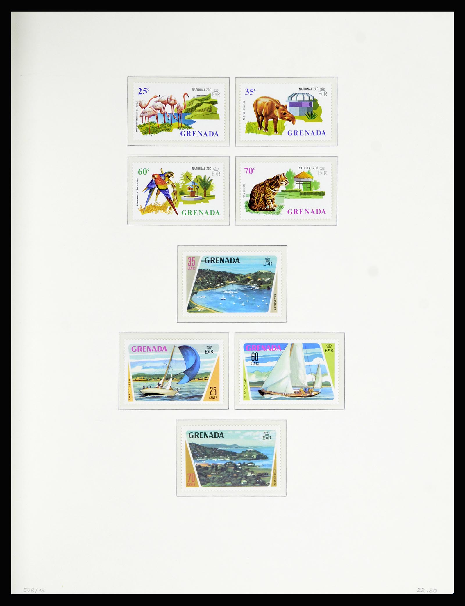36979 058 - Postzegelverzameling 36979 Grenada 1861-1986.