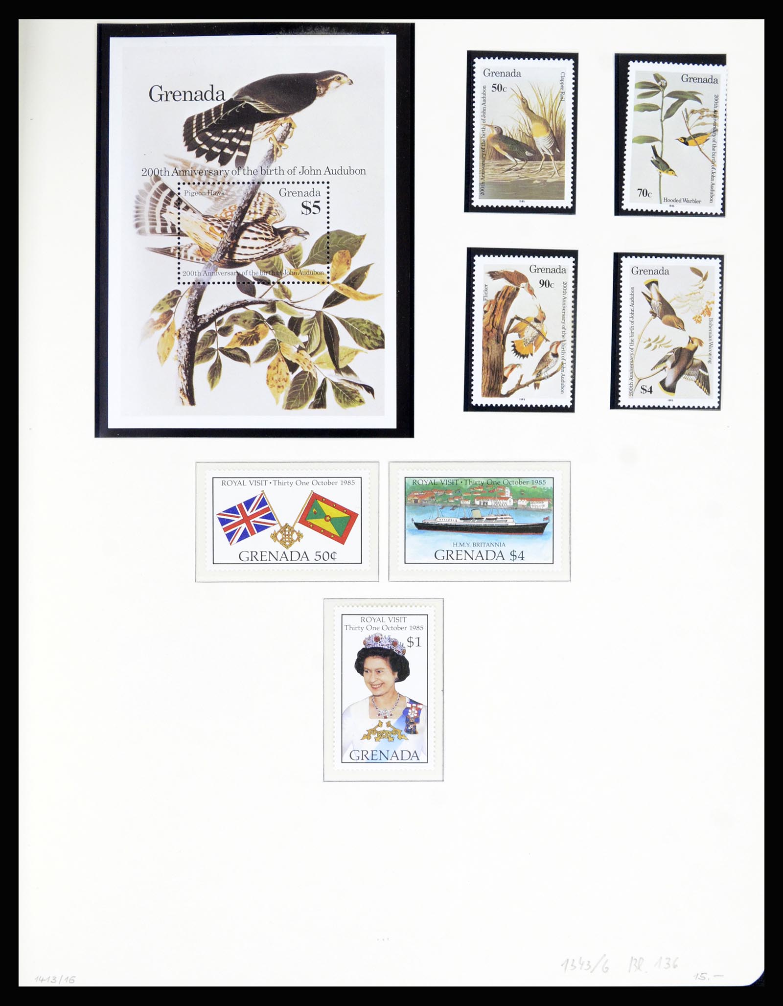 36979 142 - Postzegelverzameling 36979 Grenada 1861-1986.