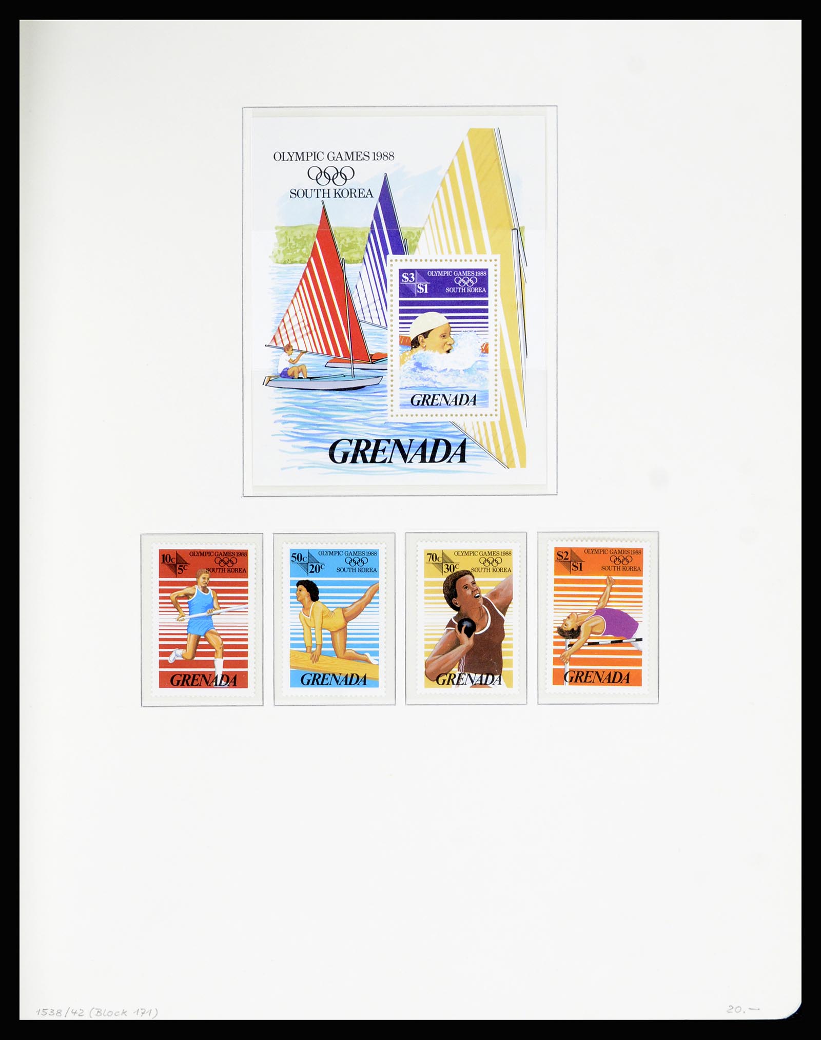 36979 145 - Postzegelverzameling 36979 Grenada 1861-1986.