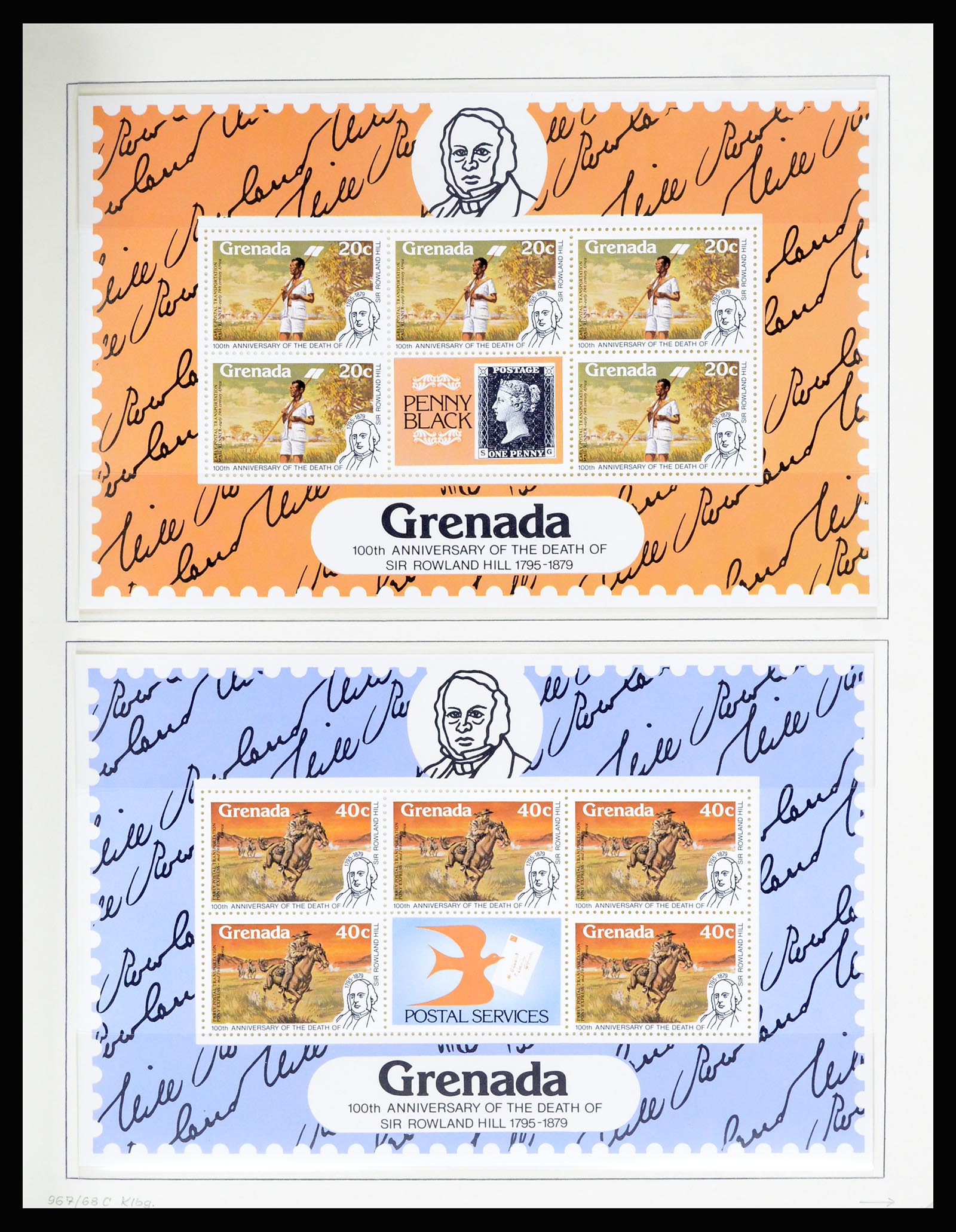 36979 165 - Postzegelverzameling 36979 Grenada 1861-1986.