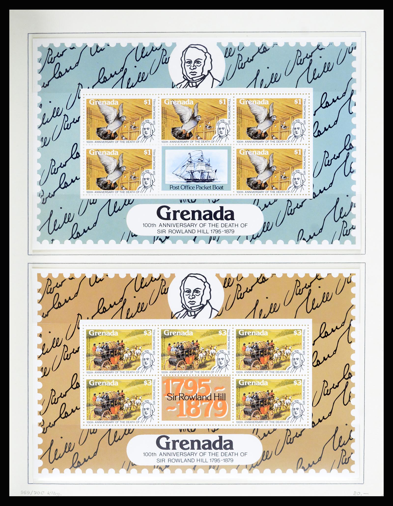 36979 166 - Postzegelverzameling 36979 Grenada 1861-1986.