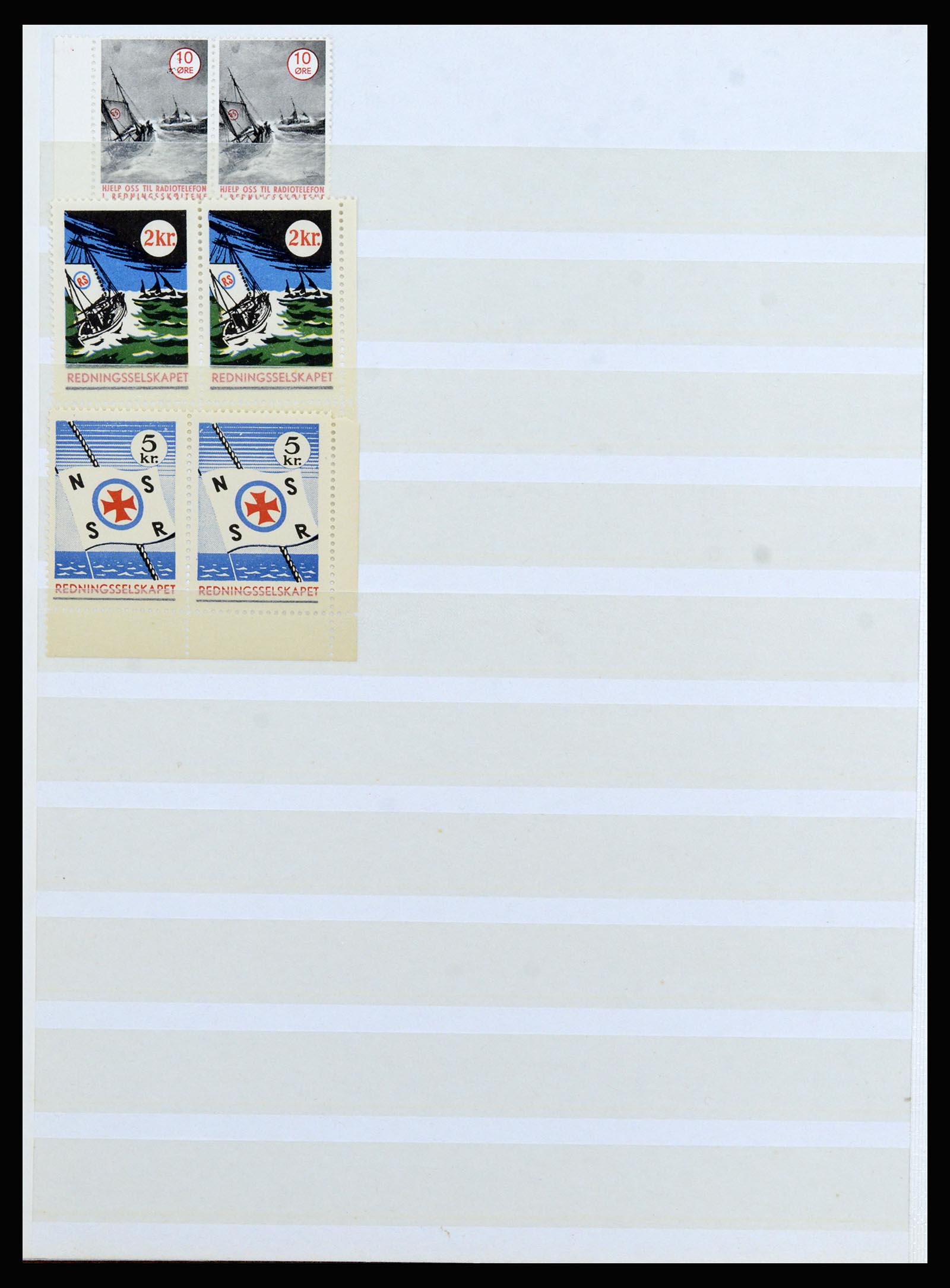 36981 055 - Postzegelverzameling 36981 Scandinavië spoorwegzegels.