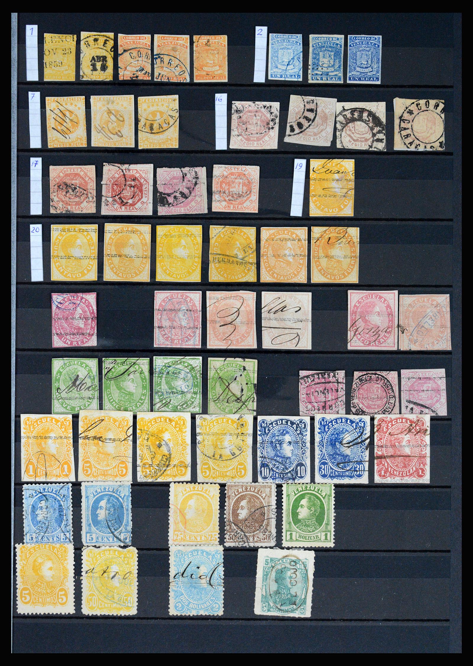 36987 001 - Postzegelverzameling 36987 Venezuela 1860-1995.
