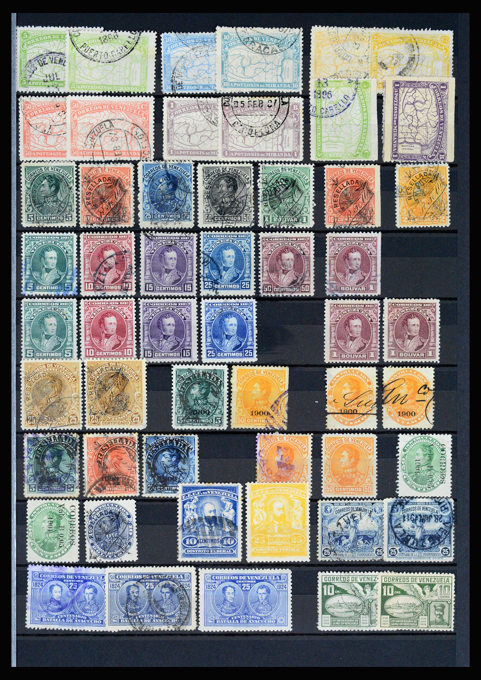 36987 003 - Postzegelverzameling 36987 Venezuela 1860-1995.