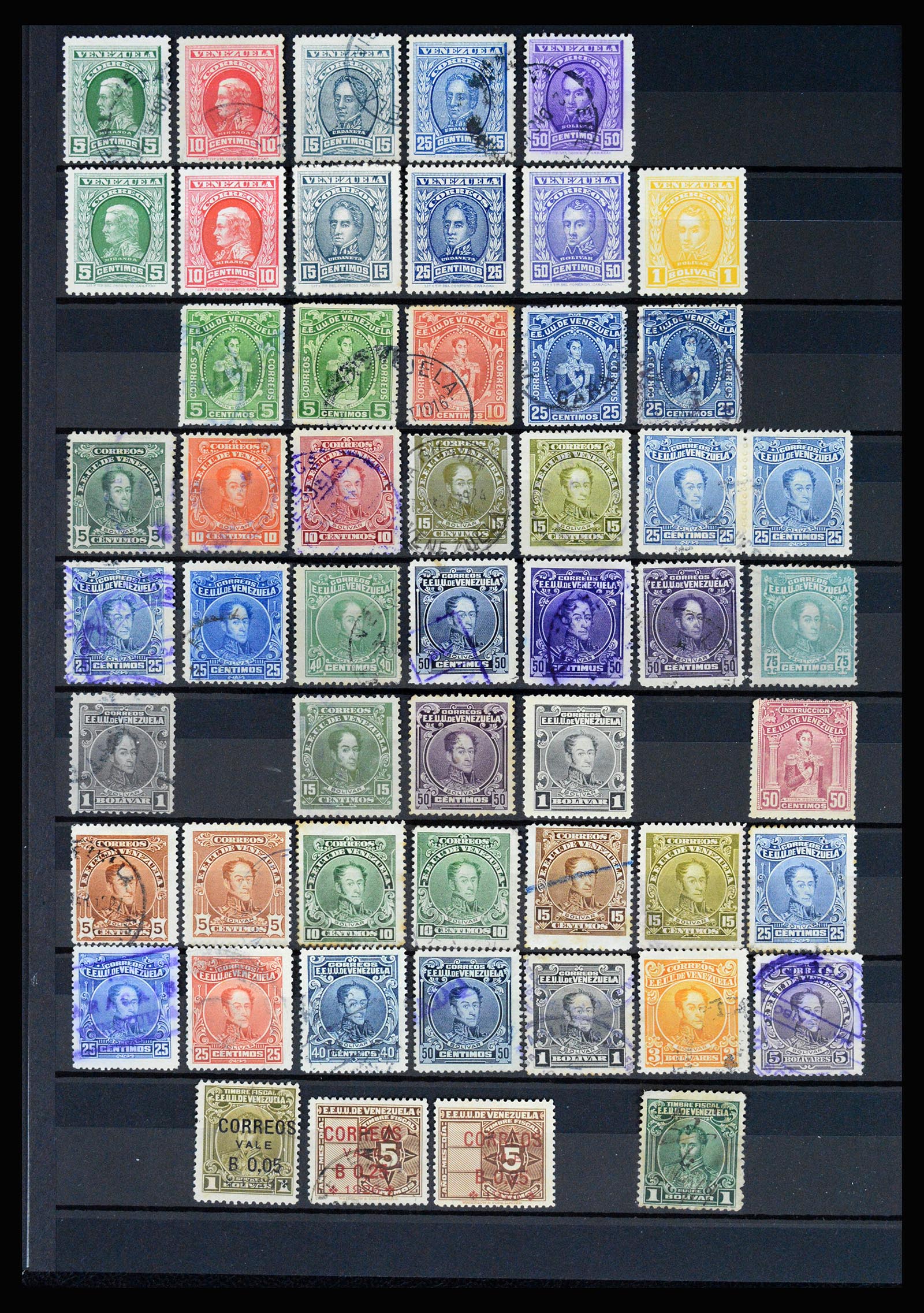 36987 004 - Stamp collection 36987 Venezuela 1860-1995.
