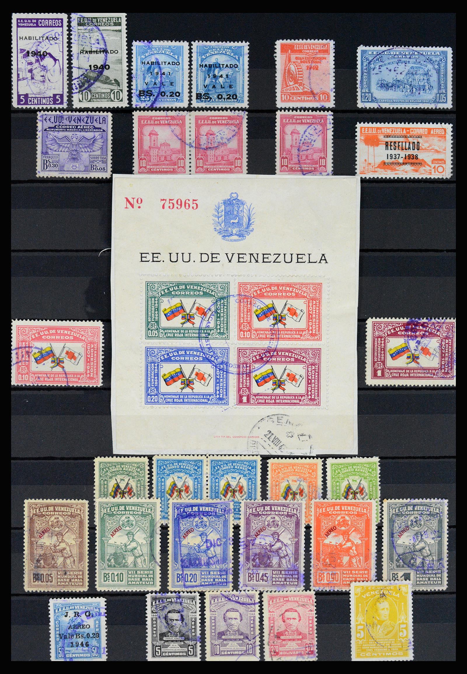 36987 010 - Stamp collection 36987 Venezuela 1860-1995.