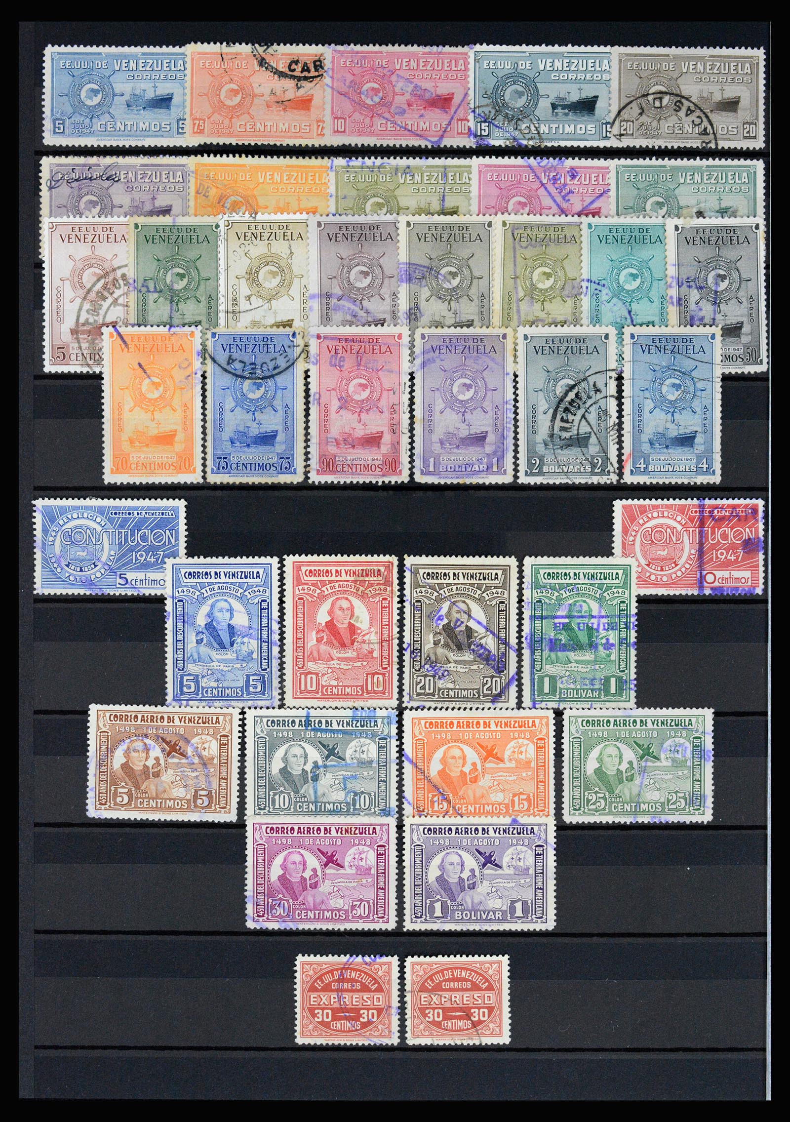 36987 012 - Stamp collection 36987 Venezuela 1860-1995.