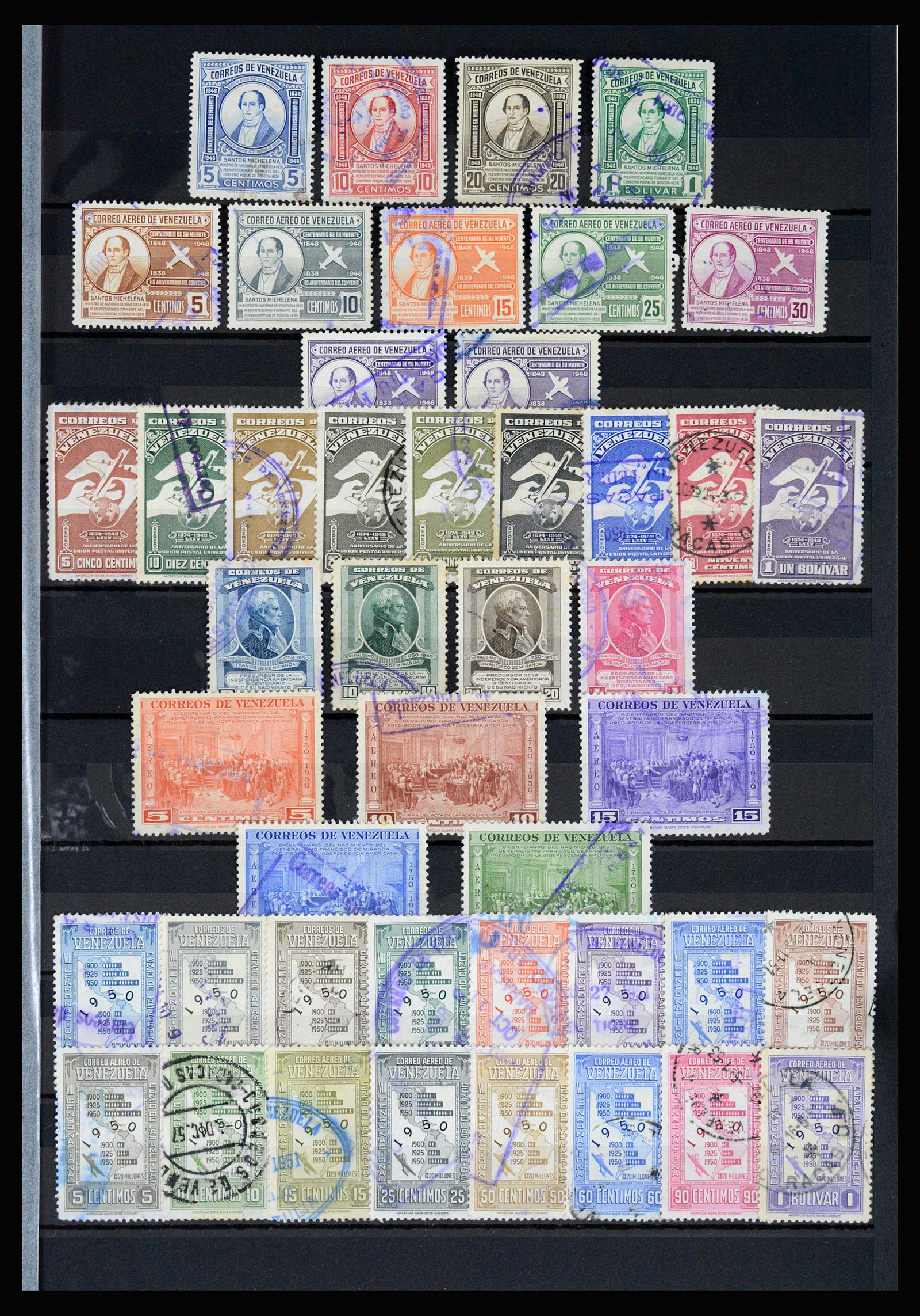 36987 013 - Stamp collection 36987 Venezuela 1860-1995.
