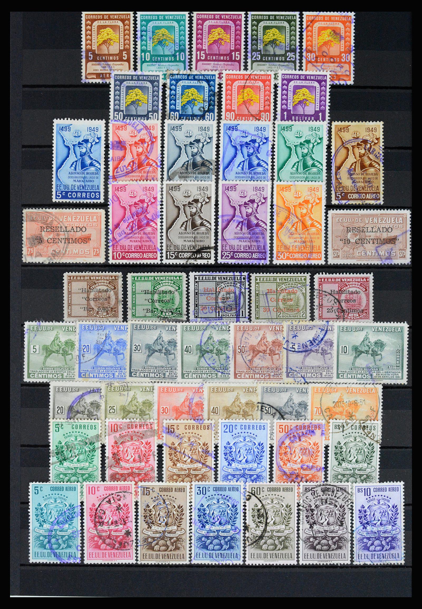36987 014 - Postzegelverzameling 36987 Venezuela 1860-1995.