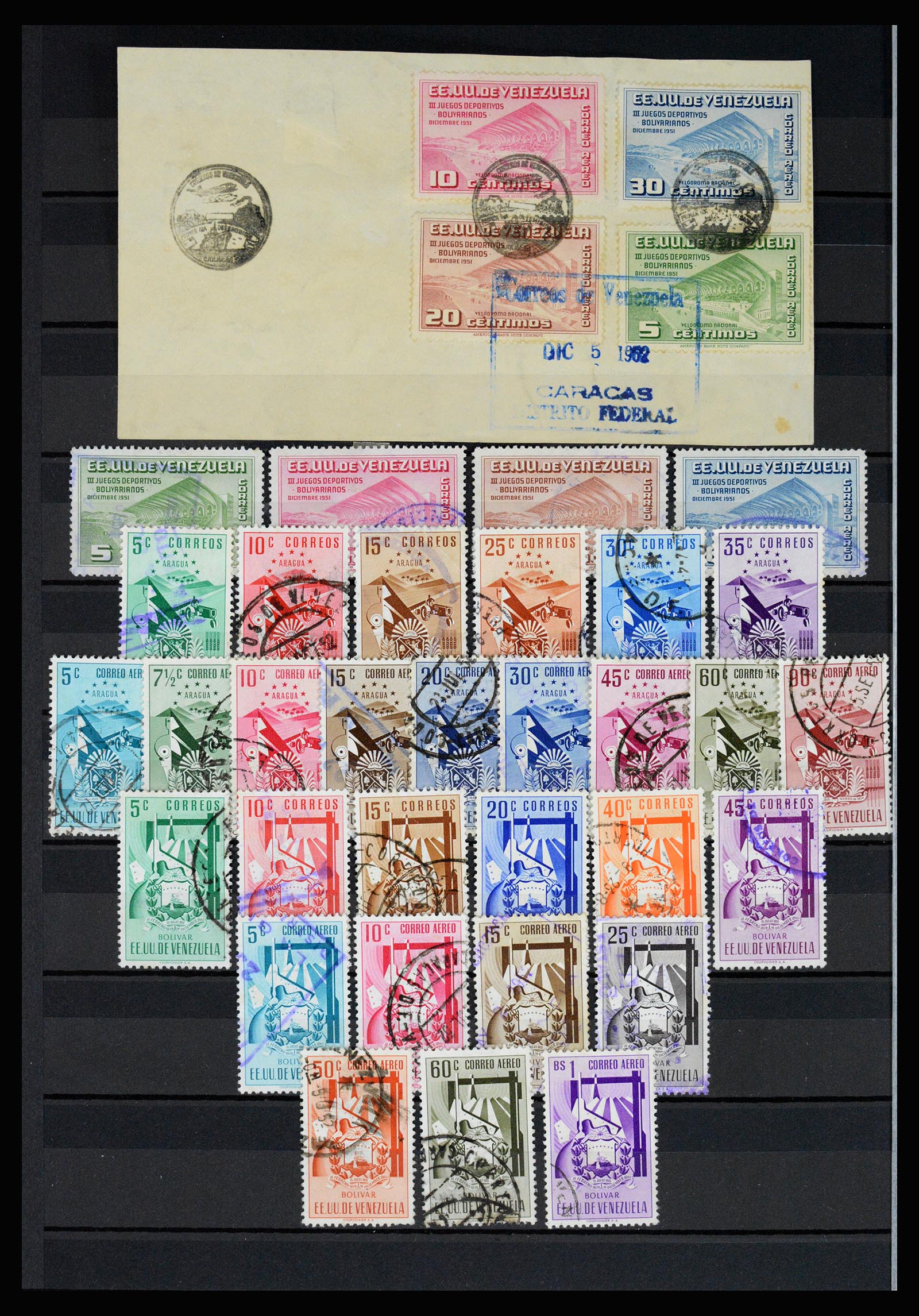 36987 017 - Postzegelverzameling 36987 Venezuela 1860-1995.