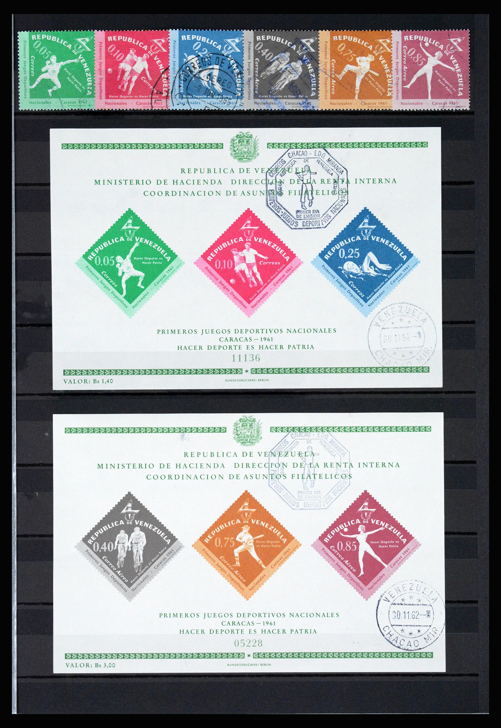 36987 036 - Postzegelverzameling 36987 Venezuela 1860-1995.