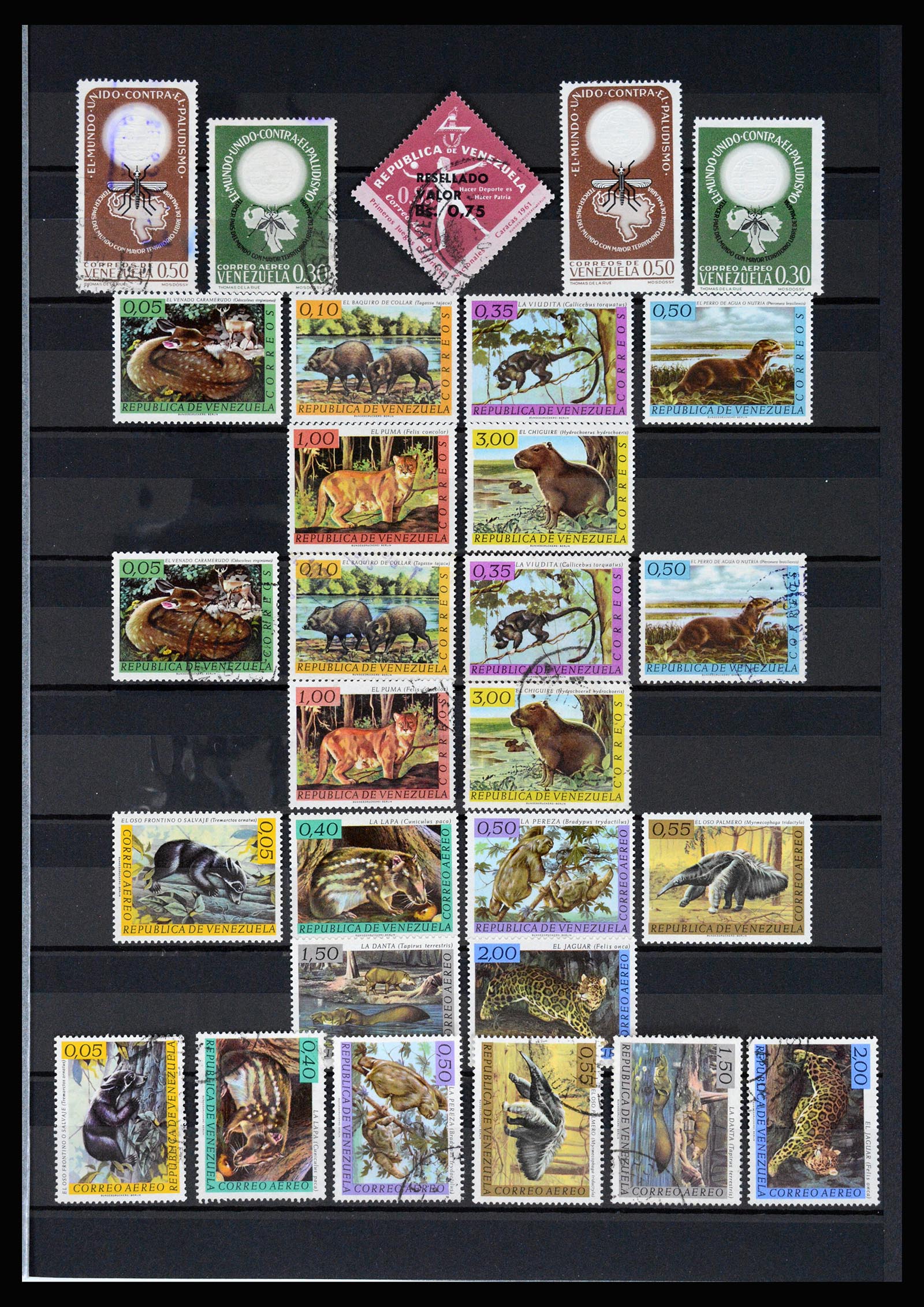 36987 038 - Postzegelverzameling 36987 Venezuela 1860-1995.