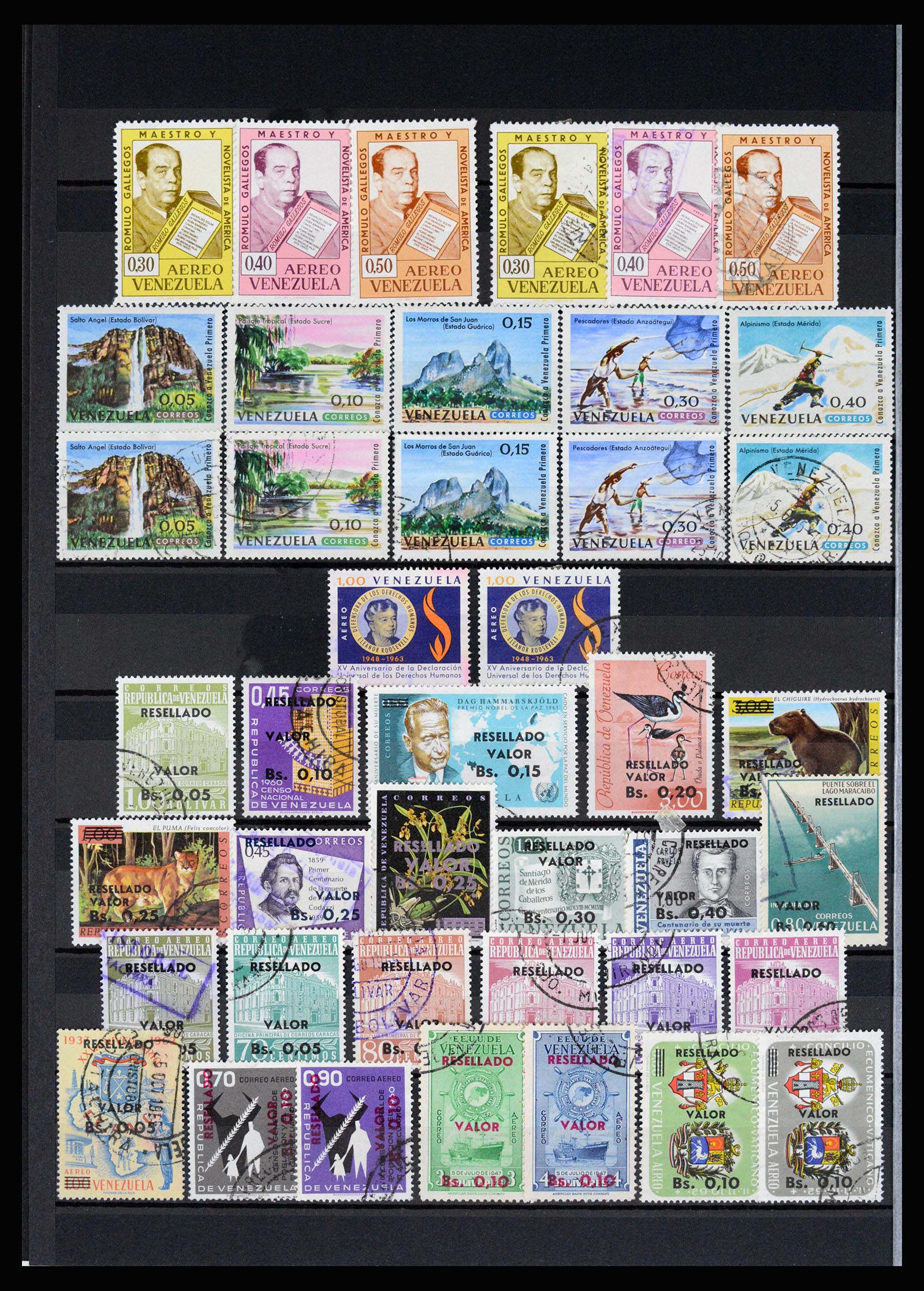 36987 041 - Postzegelverzameling 36987 Venezuela 1860-1995.