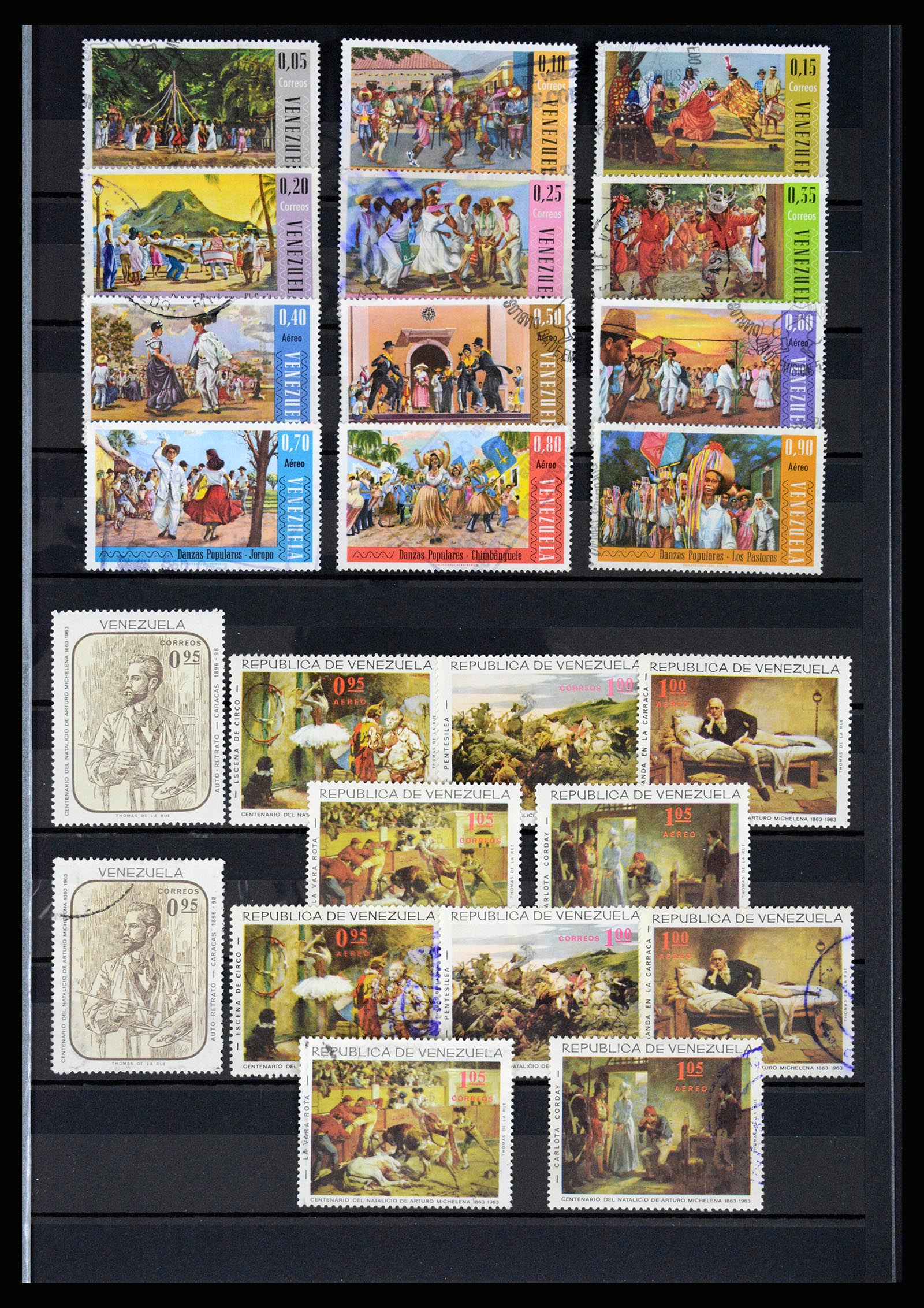 36987 046 - Postzegelverzameling 36987 Venezuela 1860-1995.