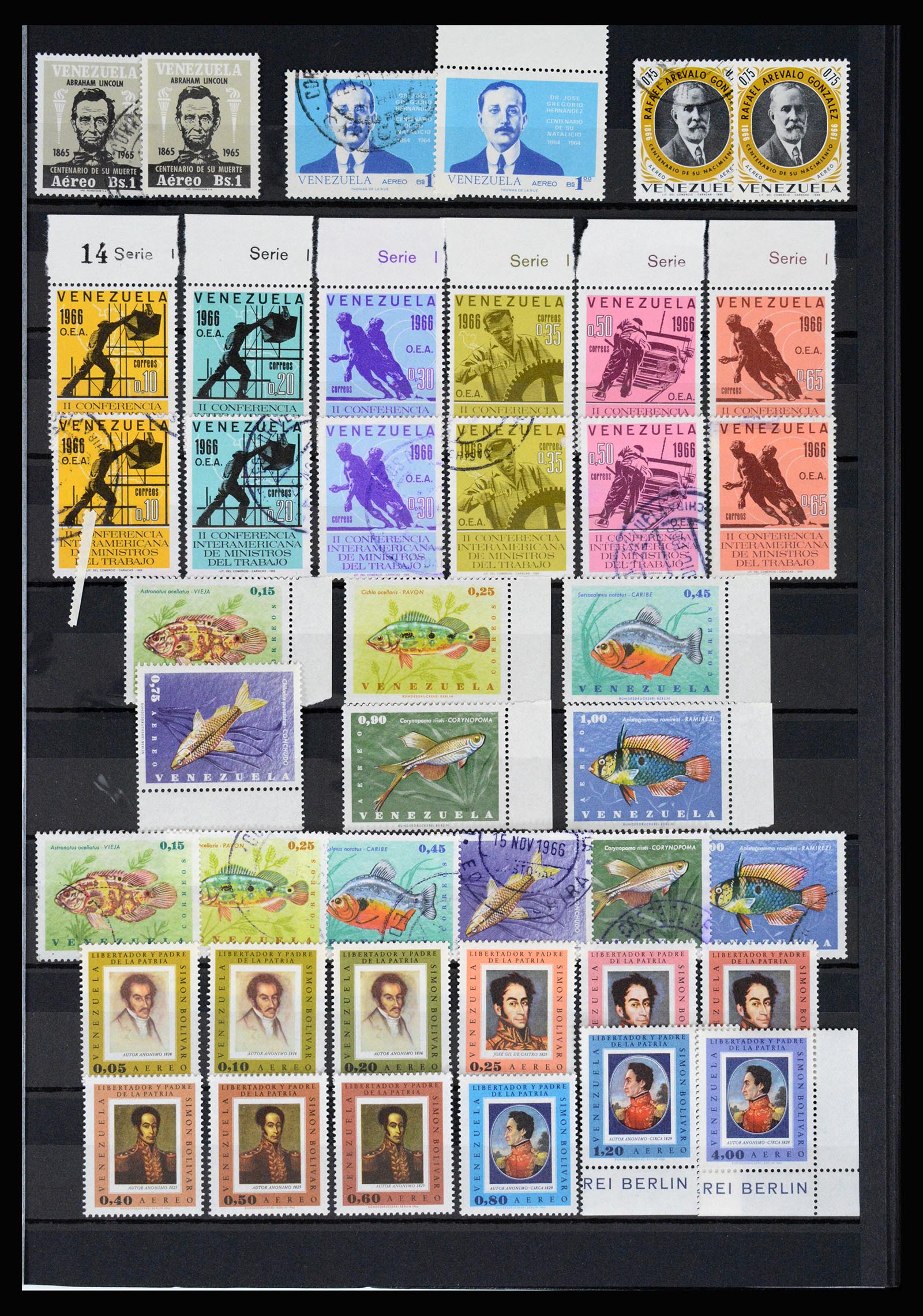 36987 048 - Stamp collection 36987 Venezuela 1860-1995.
