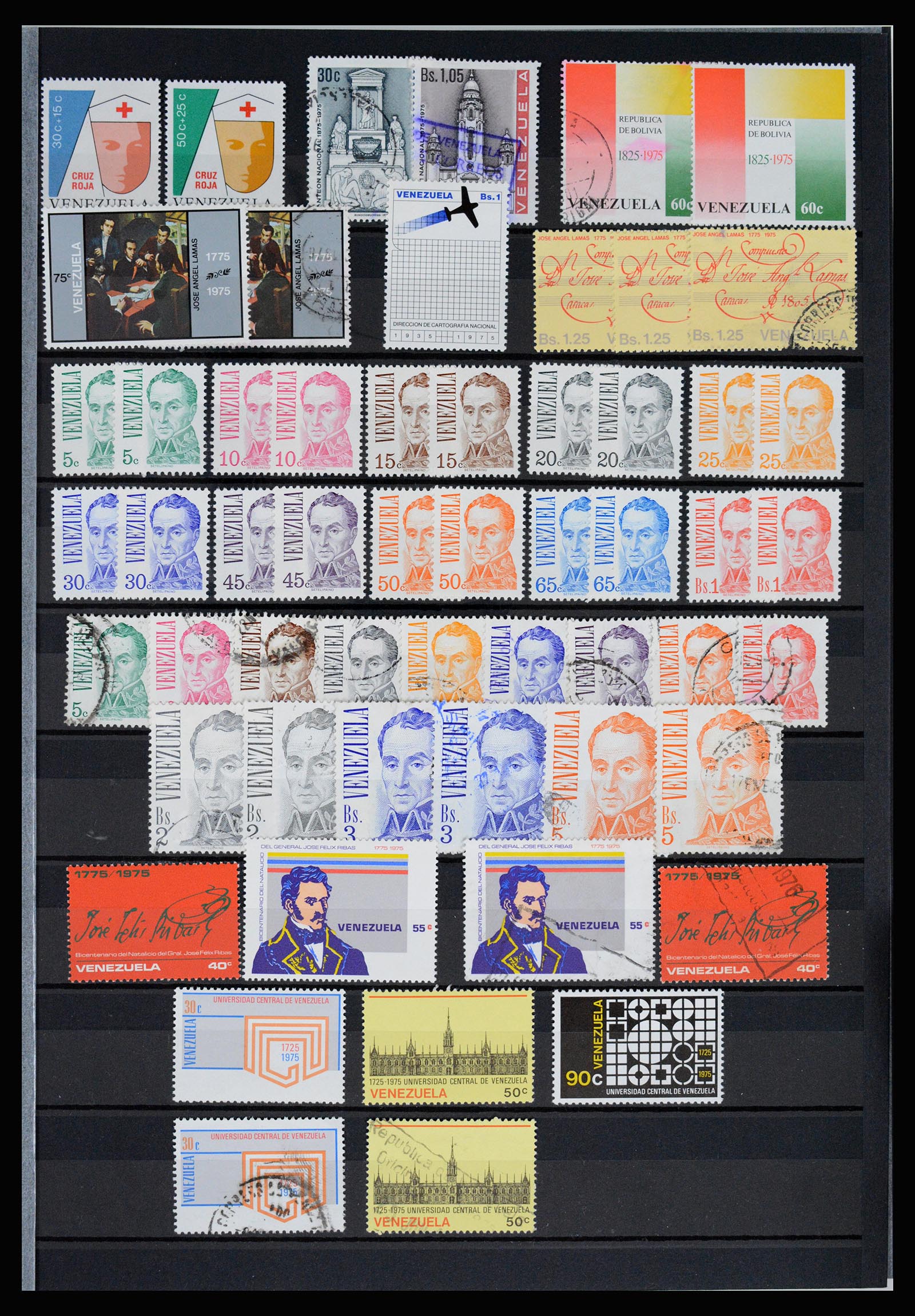 36987 072 - Stamp collection 36987 Venezuela 1860-1995.
