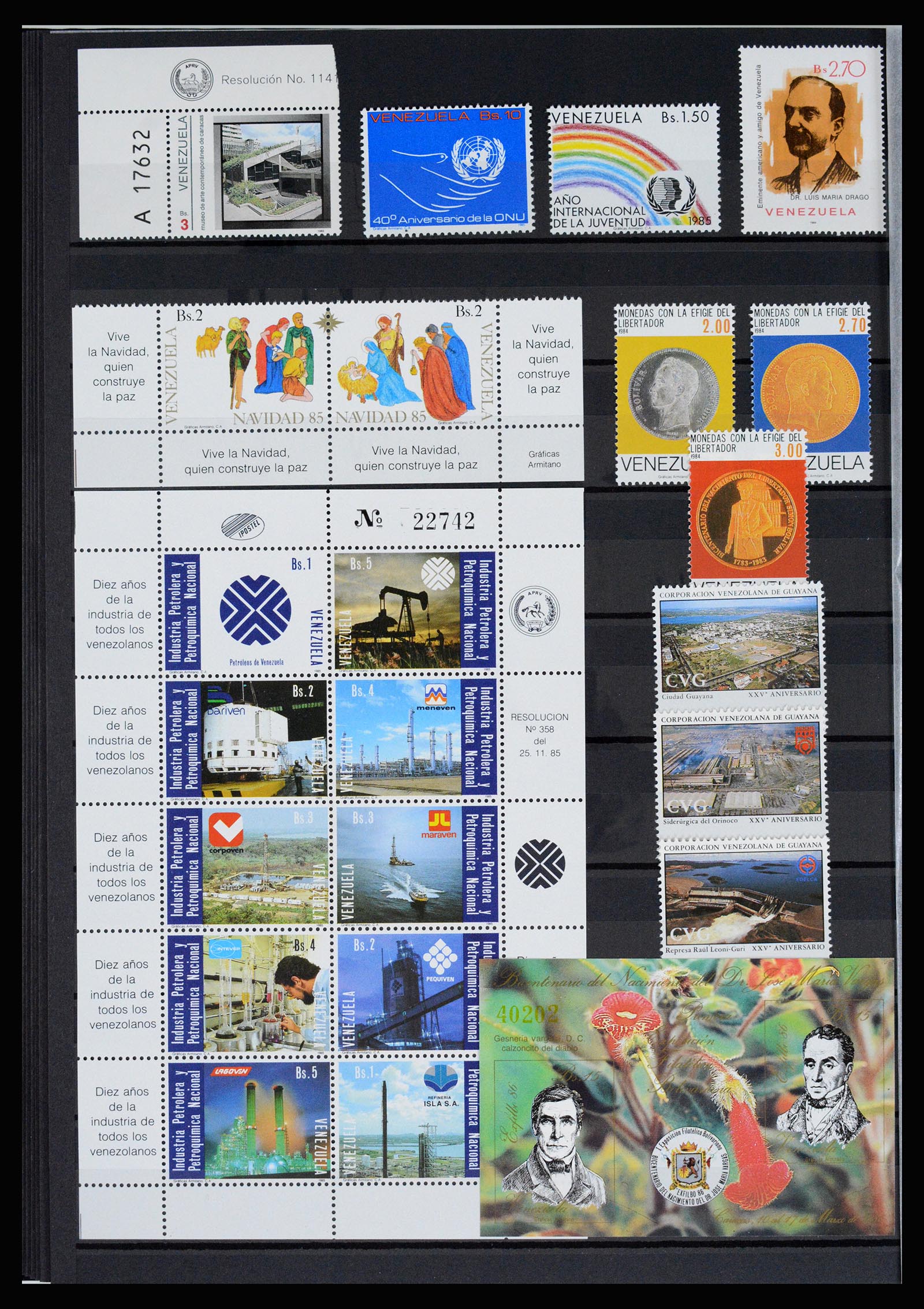 36987 087 - Stamp collection 36987 Venezuela 1860-1995.