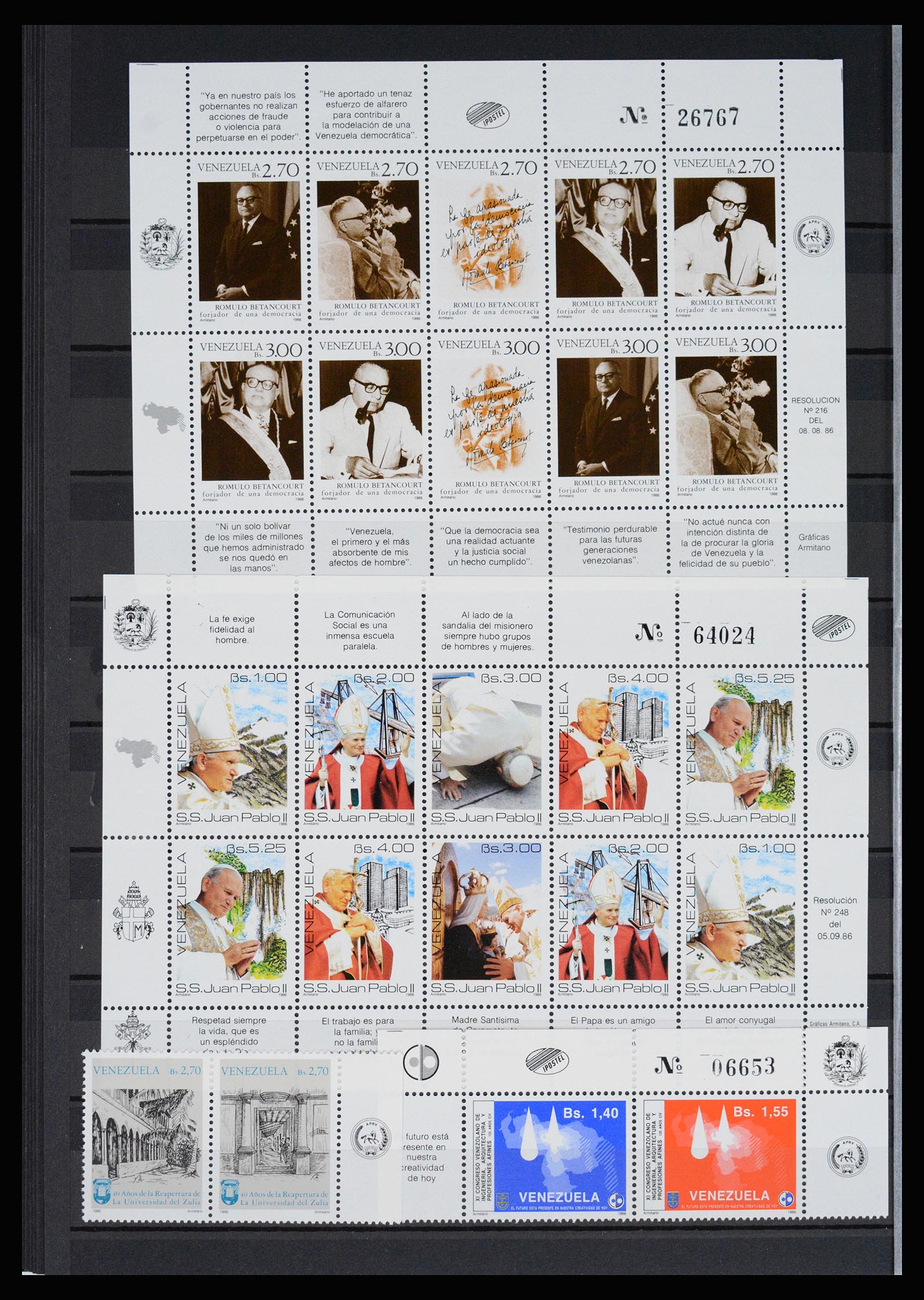 36987 089 - Postzegelverzameling 36987 Venezuela 1860-1995.