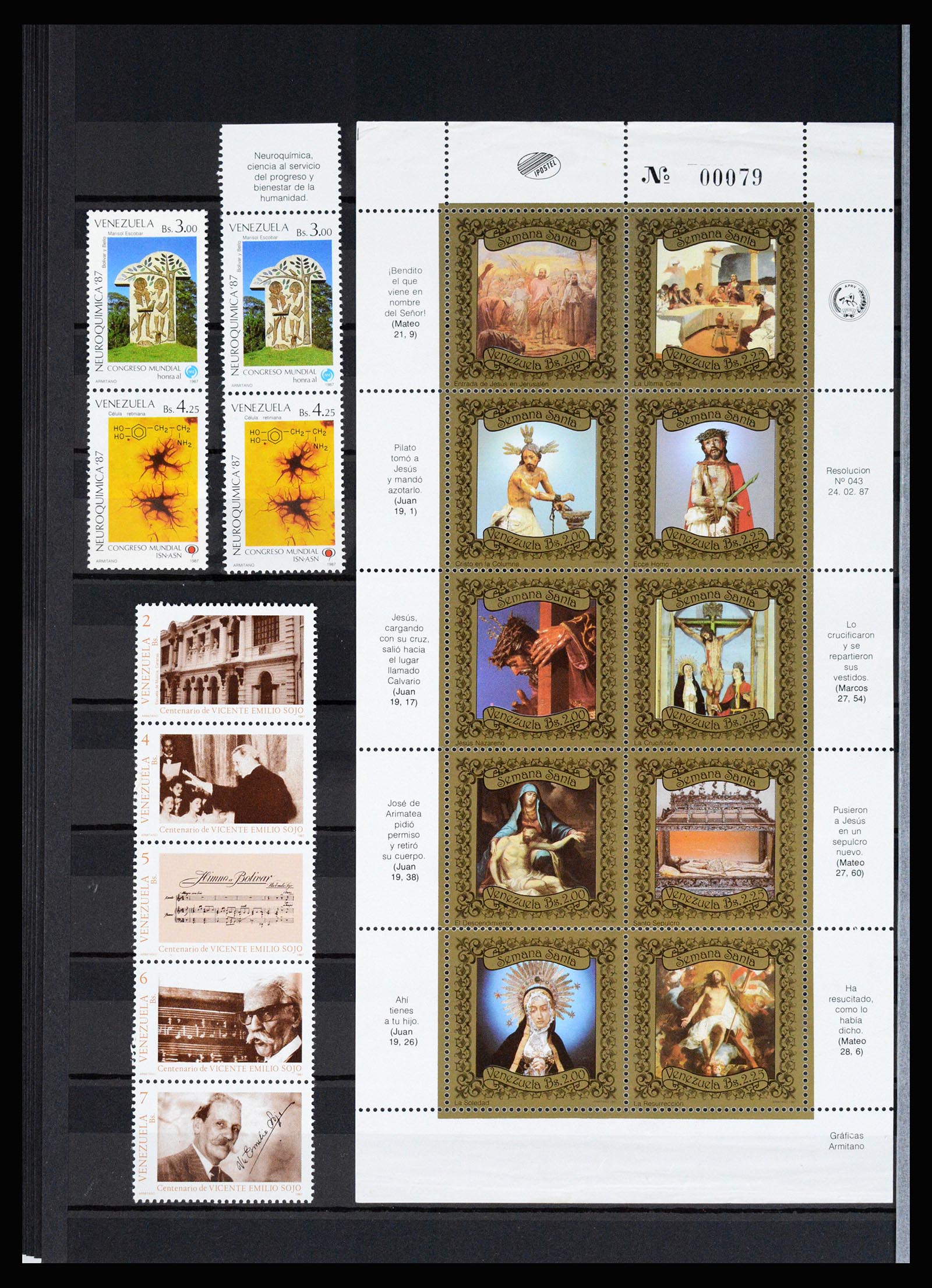 36987 091 - Stamp collection 36987 Venezuela 1860-1995.