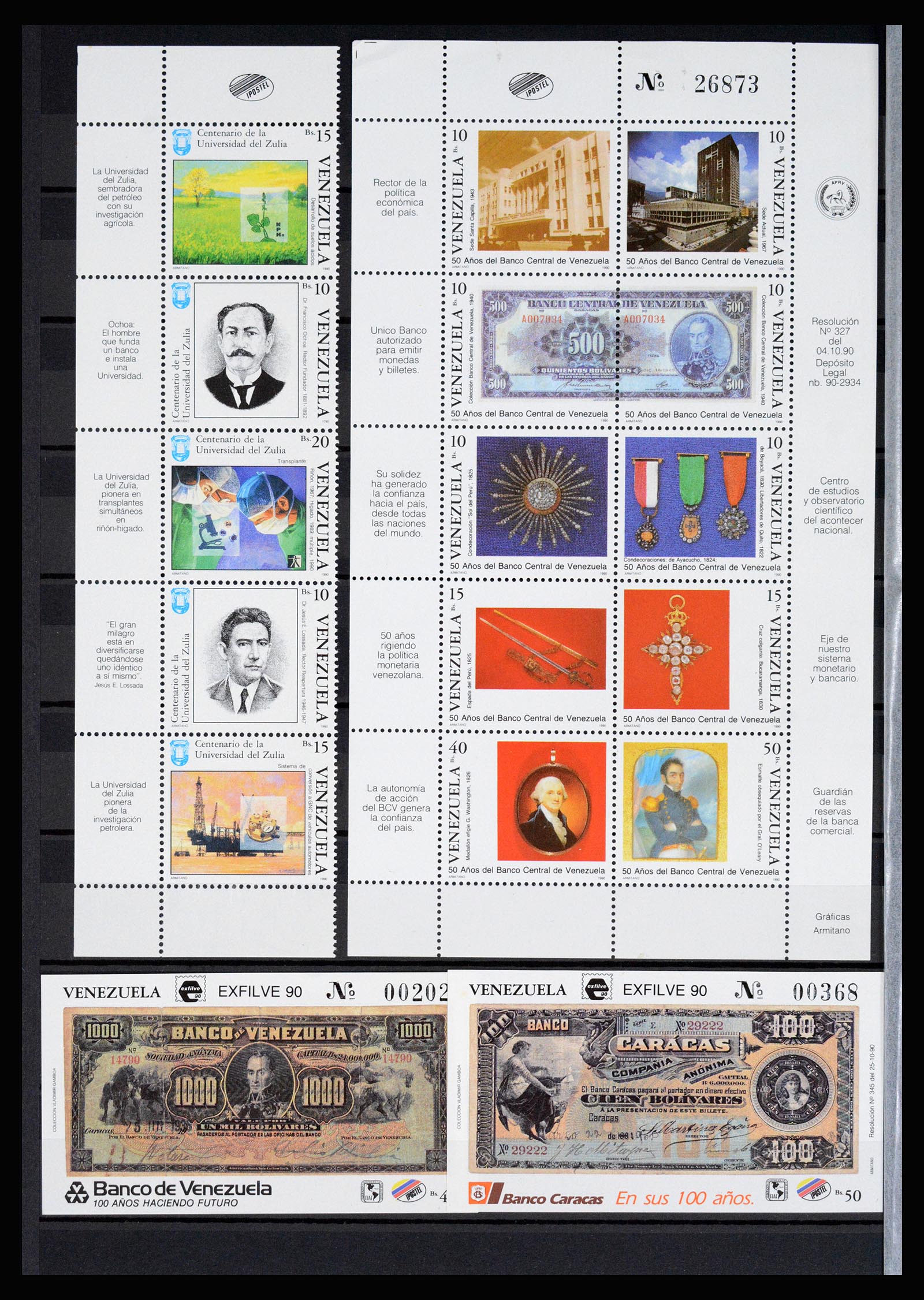 36987 101 - Postzegelverzameling 36987 Venezuela 1860-1995.