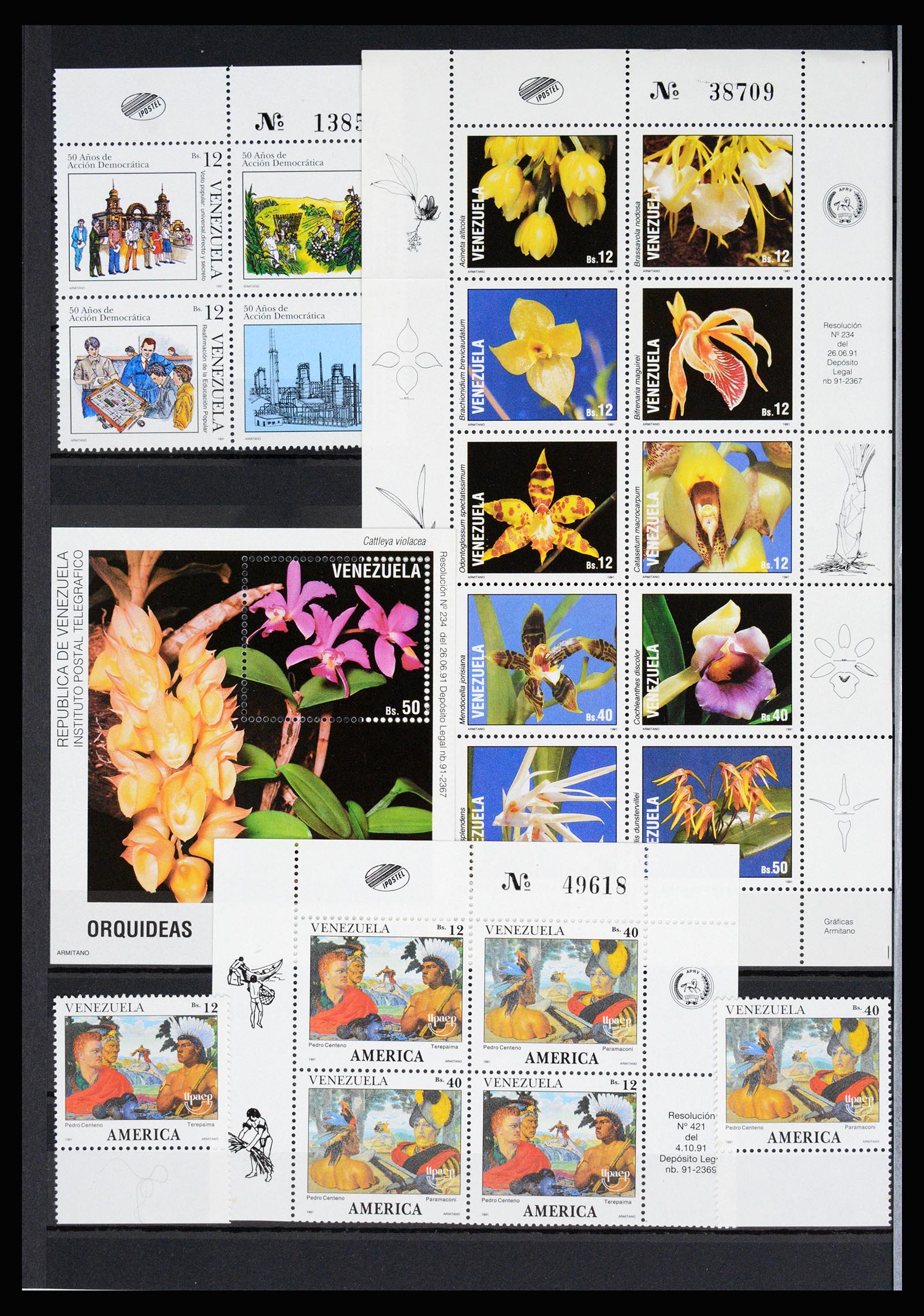 36987 103 - Postzegelverzameling 36987 Venezuela 1860-1995.