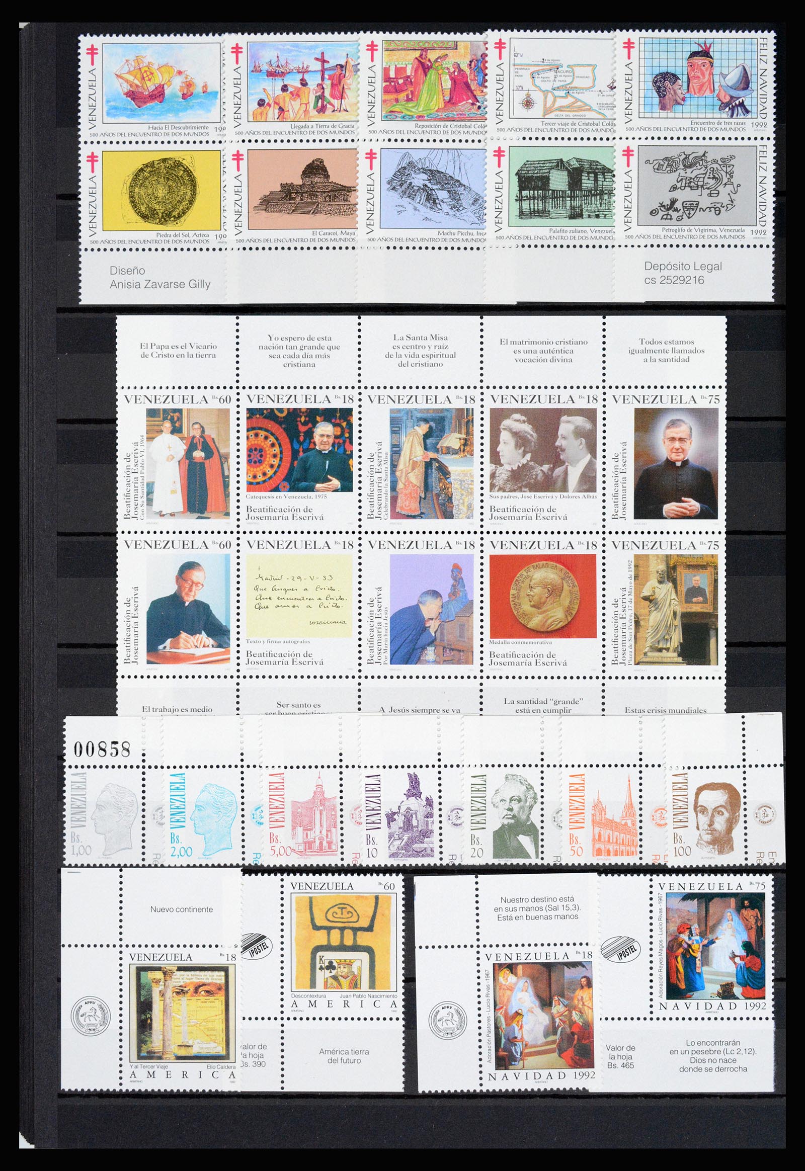 36987 107 - Postzegelverzameling 36987 Venezuela 1860-1995.