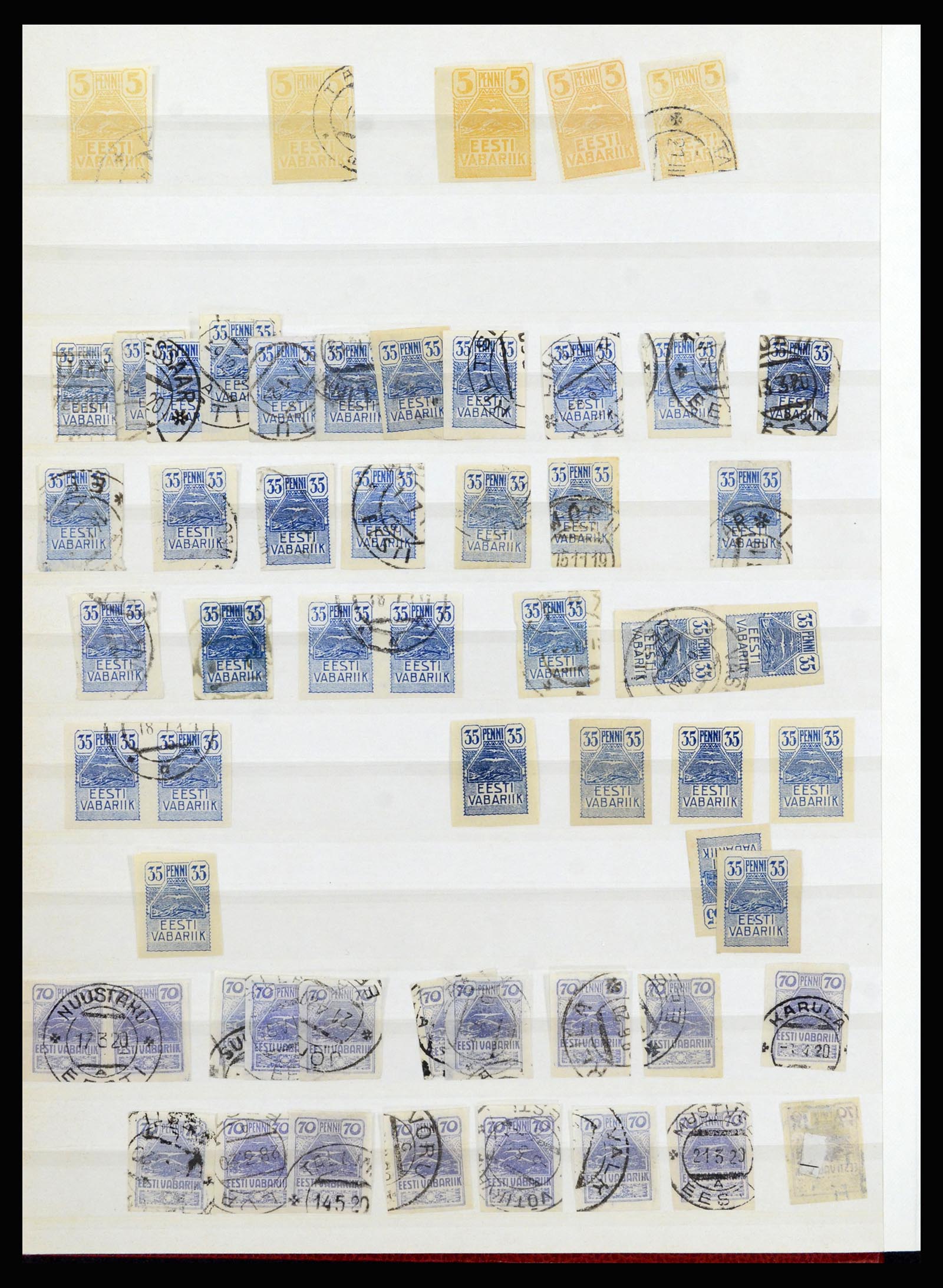 36992 004 - Postzegelverzameling 36992 Estland 1858(!)-1942.