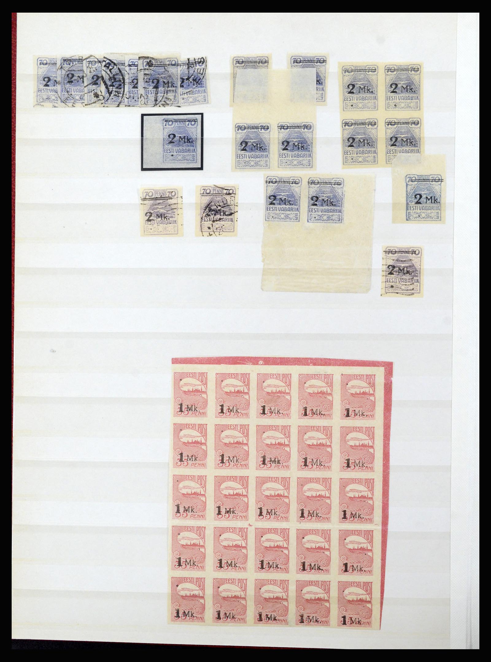 36992 014 - Stamp collection 36992 Estonia 1858(!)-1942.