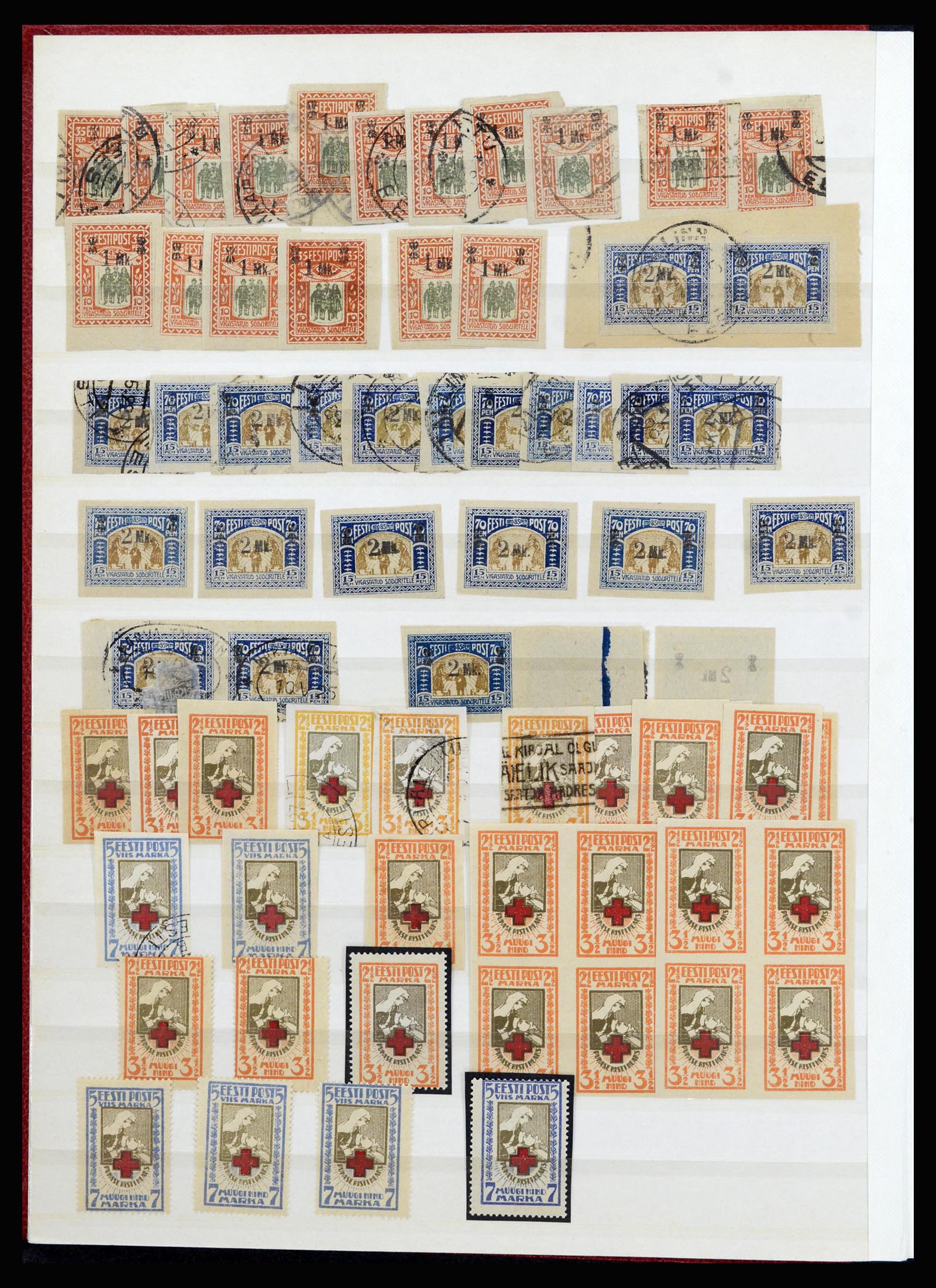 36992 016 - Stamp collection 36992 Estonia 1858(!)-1942.