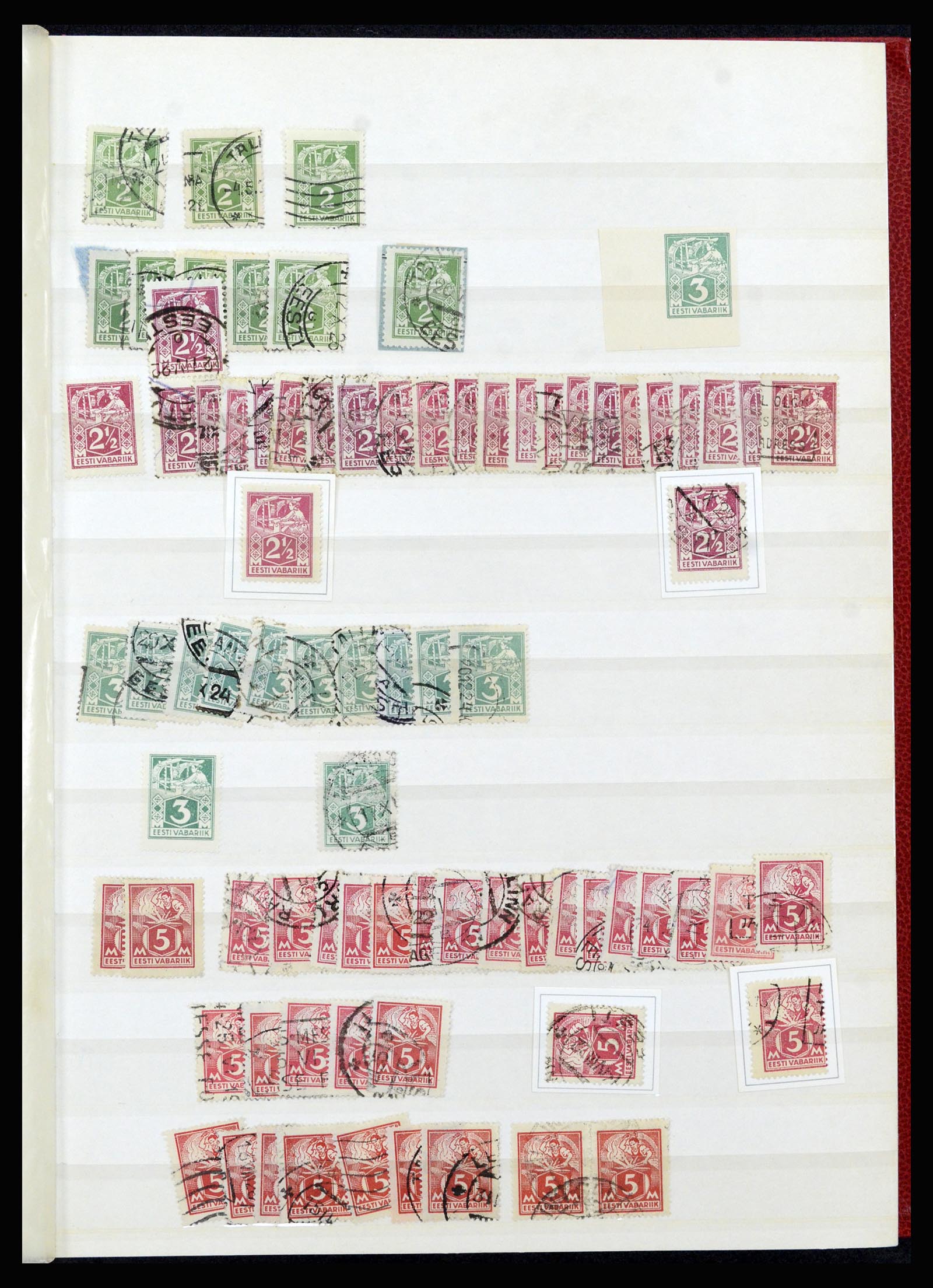 36992 019 - Postzegelverzameling 36992 Estland 1858(!)-1942.