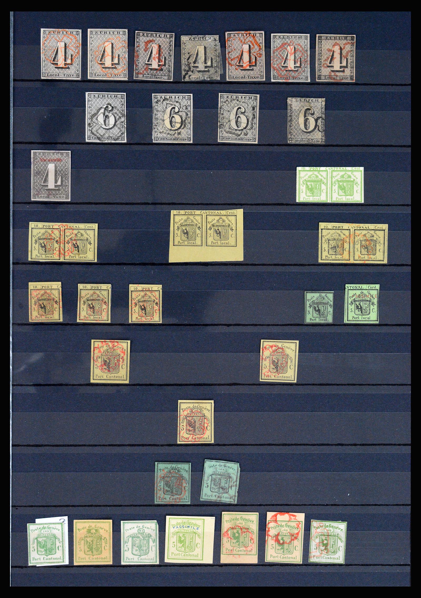 36994 001 - Postzegelverzameling 36994 Wereld vervalsingen 1843-1940.