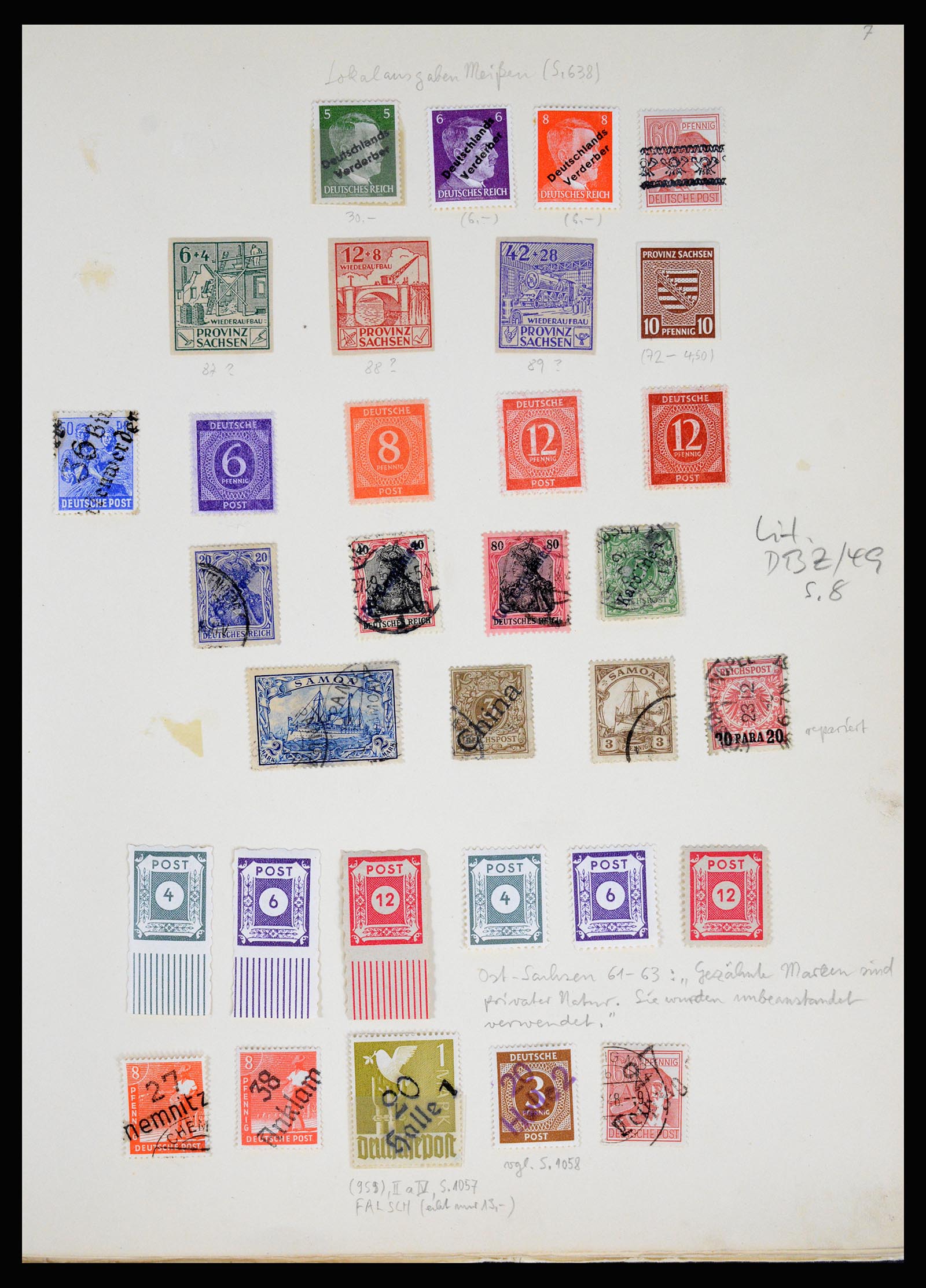 36994 005 - Stamp collection 36994 World forgeries 1843-1940.