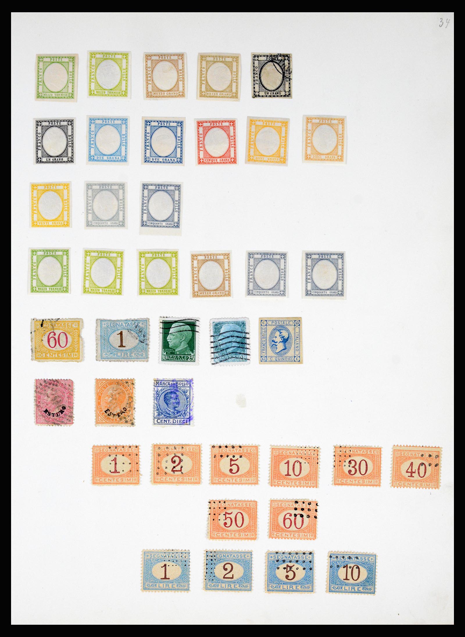 36994 017 - Postzegelverzameling 36994 Wereld vervalsingen 1843-1940.