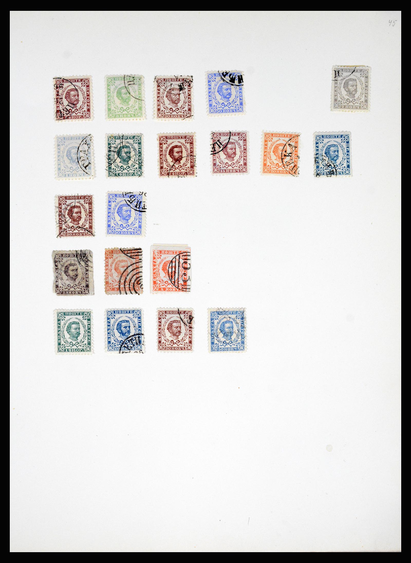 36994 025 - Postzegelverzameling 36994 Wereld vervalsingen 1843-1940.