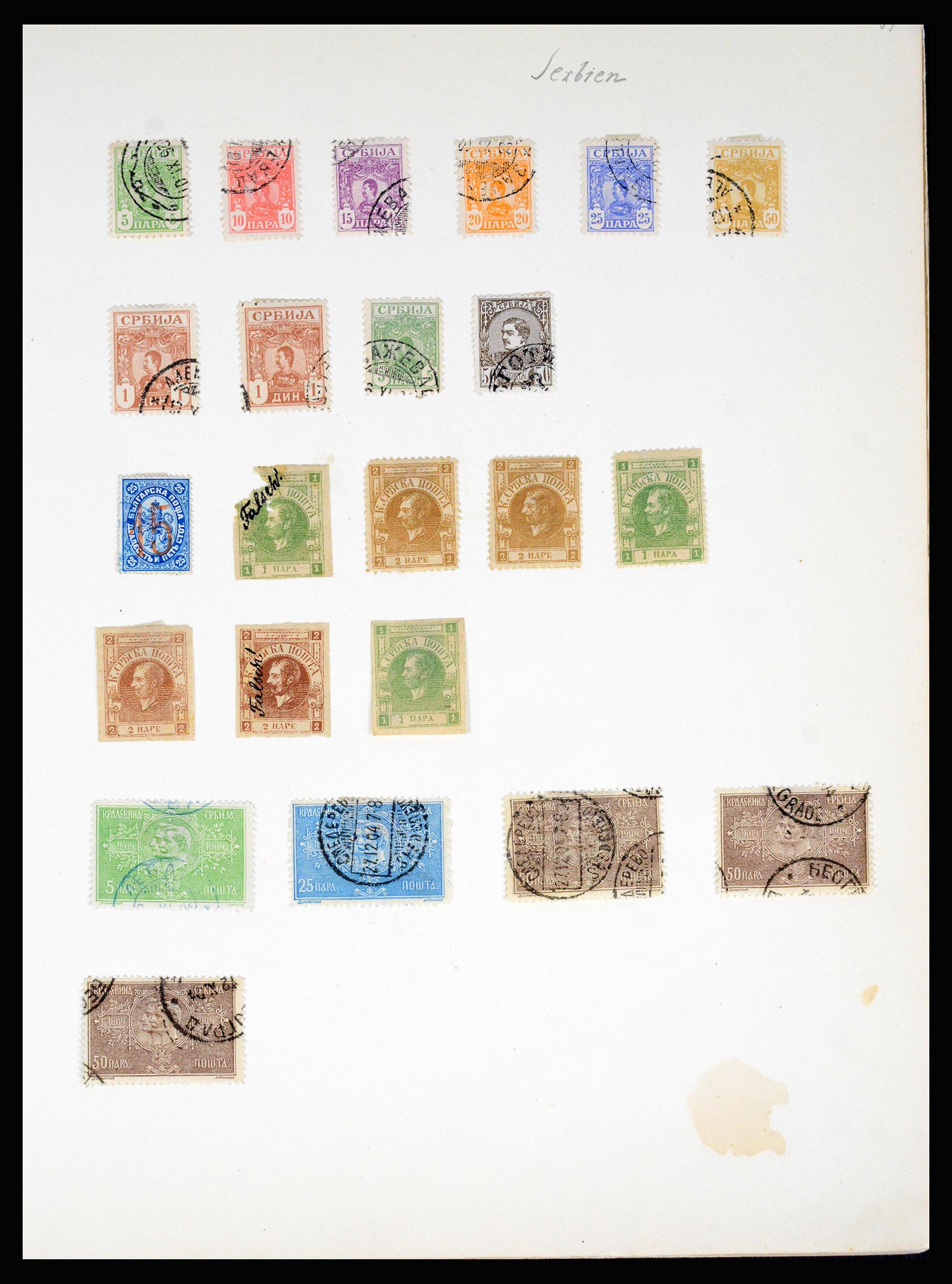 36994 031 - Postzegelverzameling 36994 Wereld vervalsingen 1843-1940.